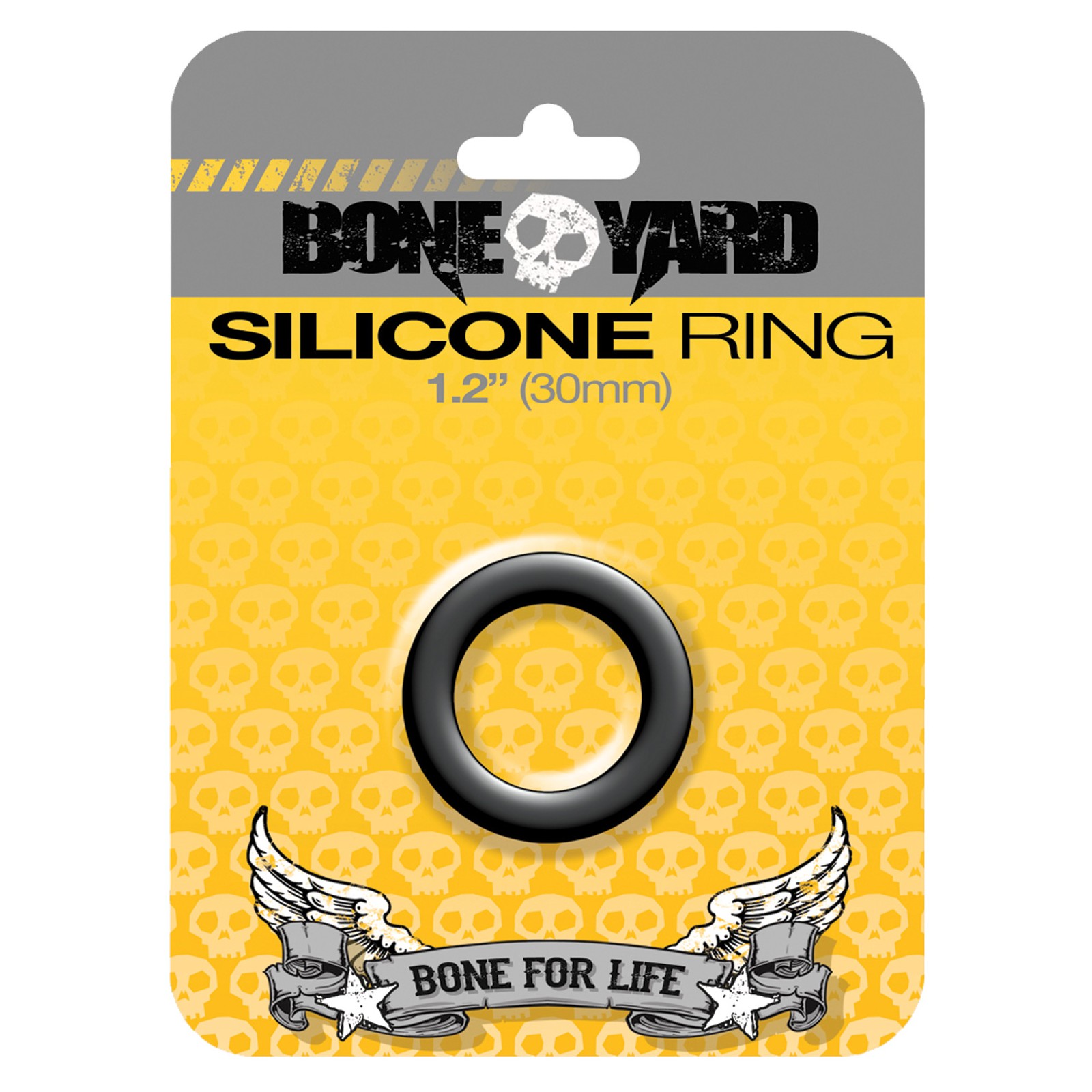 Anillo de Silicone 1.2 Pulgadas Boneyard Negro Anillo de Silicone 1.2 Pulgadas Boneyard Negro