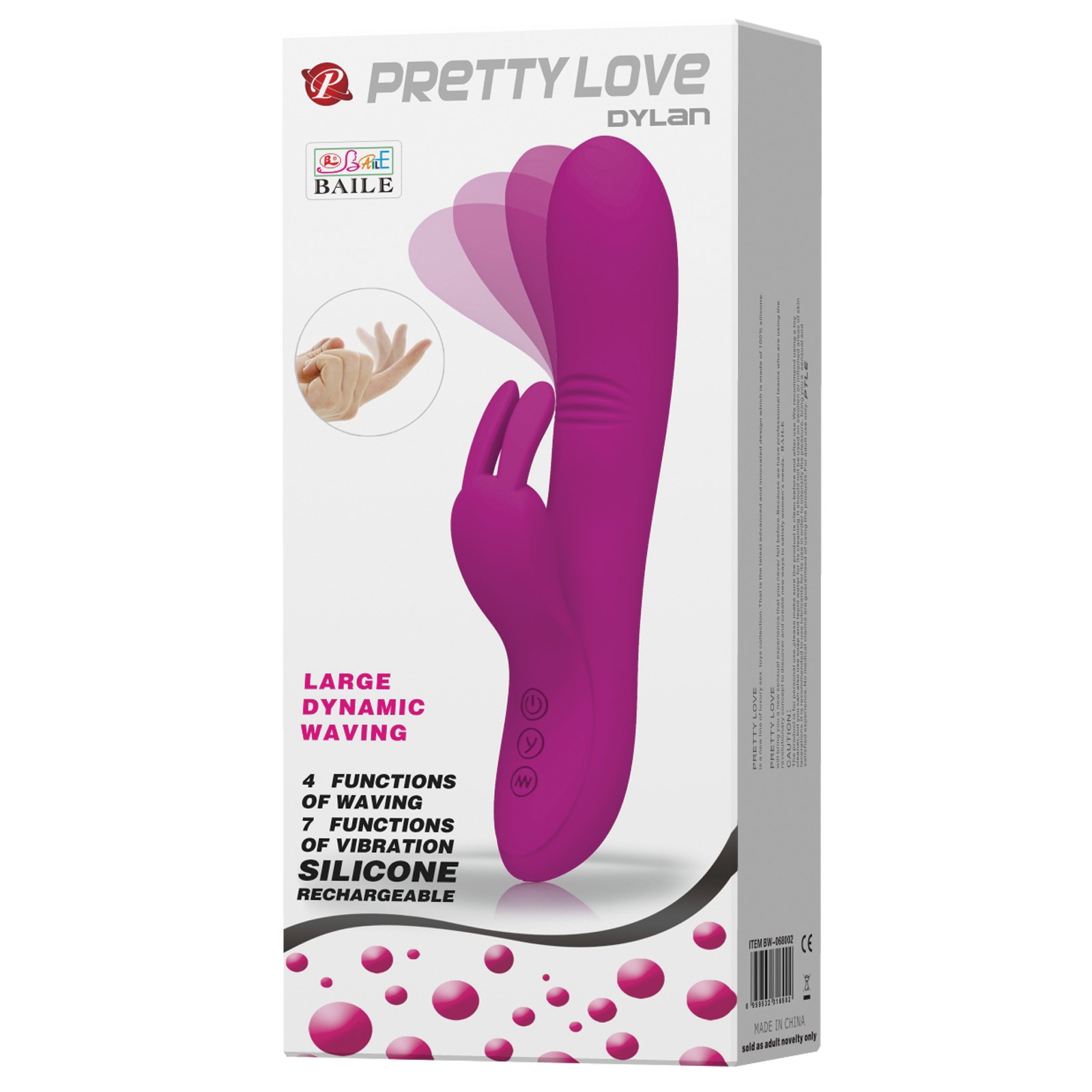 Vibrador Conejitos Pretty Love Dylan para Estimulación Máxima Vibrador Conejitos Pretty Love Dylan para Estimulación Máxima