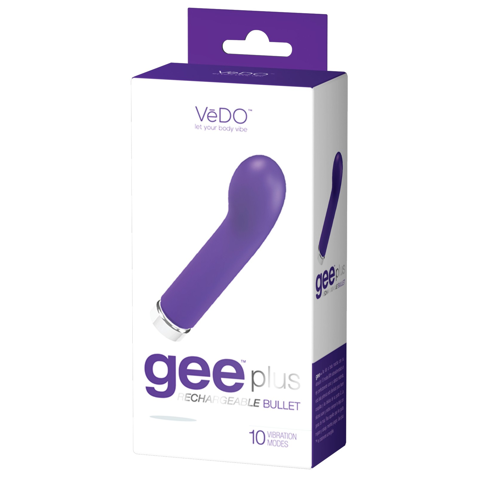 Compra VeDO Gee Plus Vibrador Recargable - Indigo Para Ti Compra VeDO Gee Plus Vibrador Recargable - Indigo Para Ti