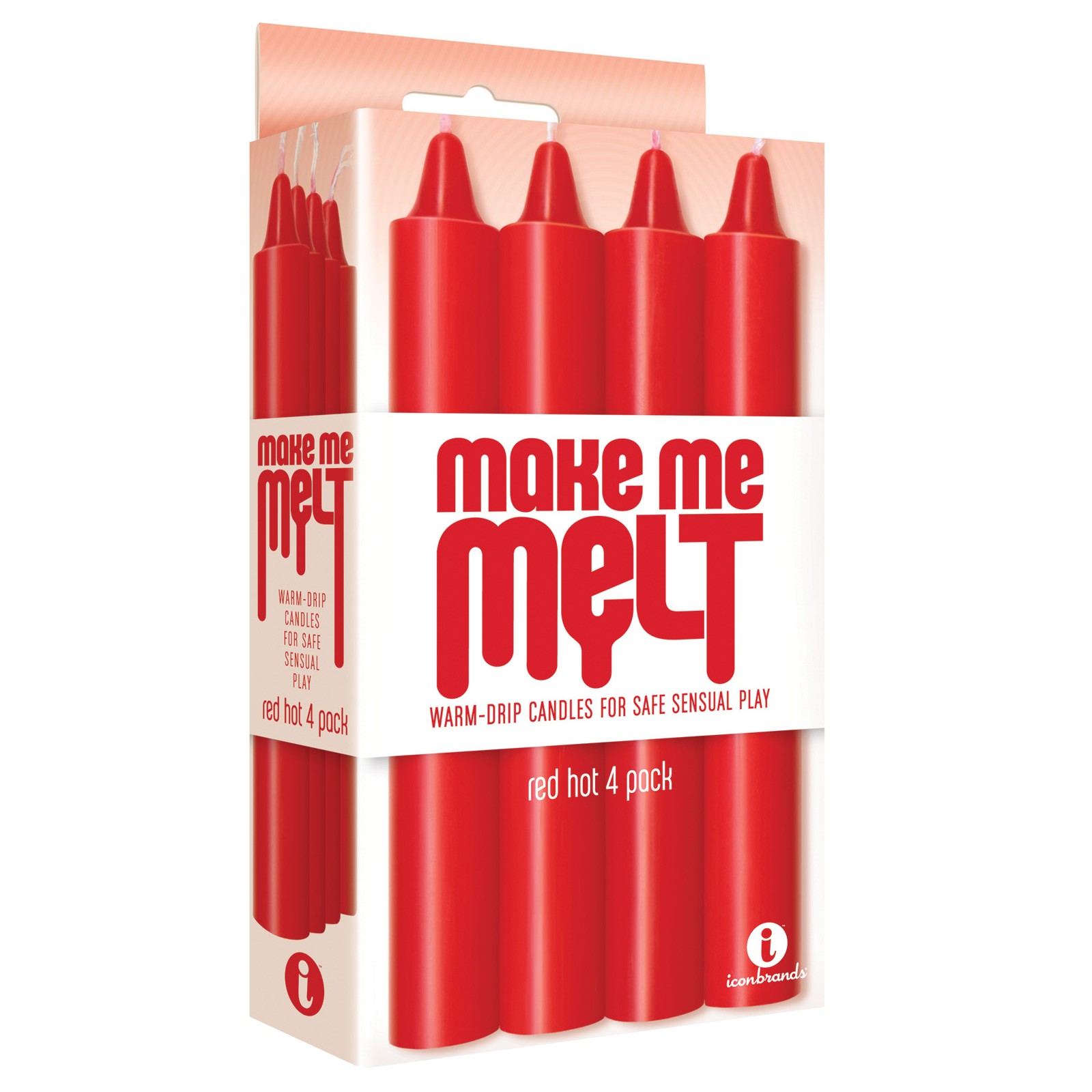 The 9's Make Me Melt Sensual Warm Drip Candles - Red Hot Pack The 9's Make Me Melt Sensual Warm Drip Candles - Red Hot Pack
