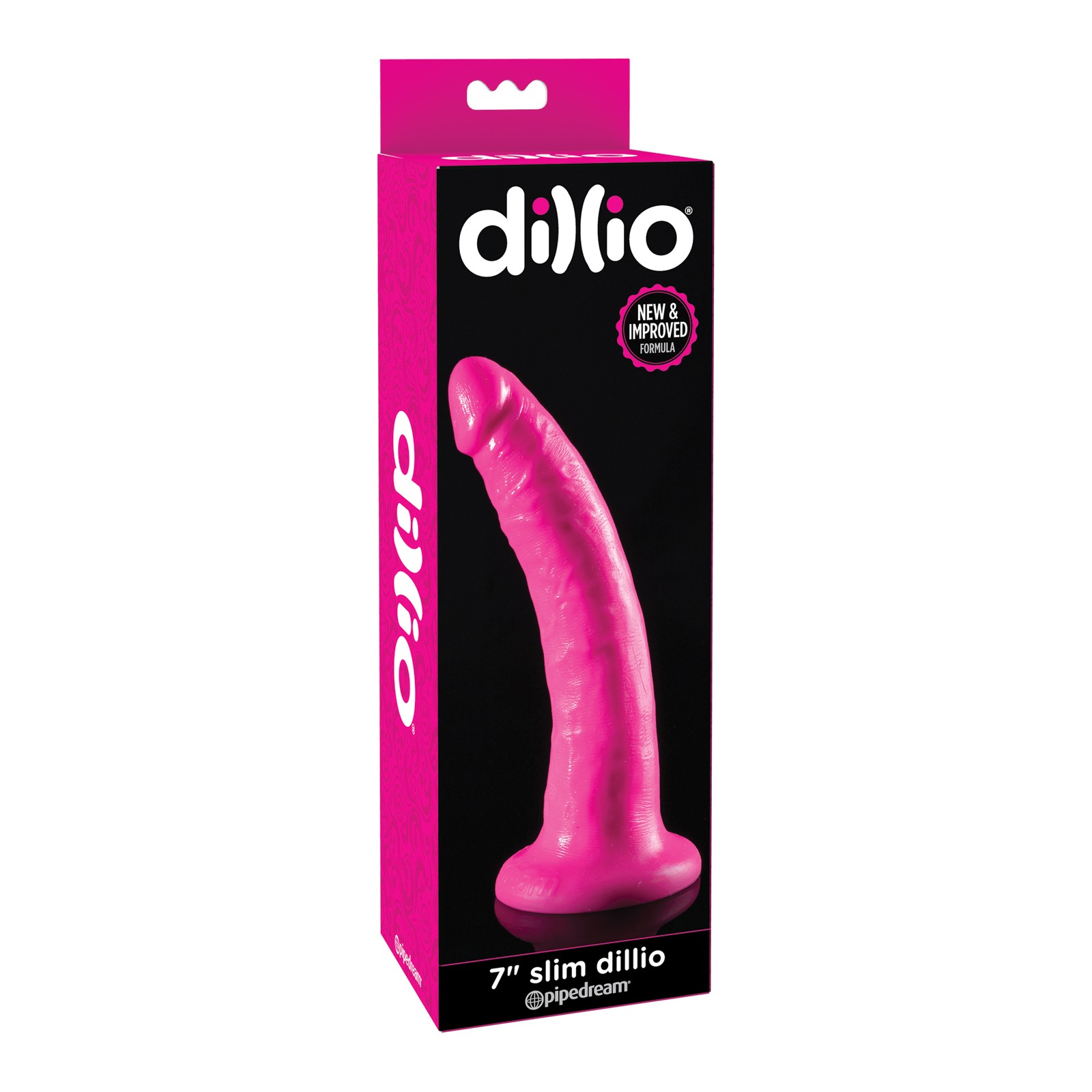 Dillio 7-Inch Slim Dildo in Pink Dillio 7-Inch Slim Dildo in Pink
