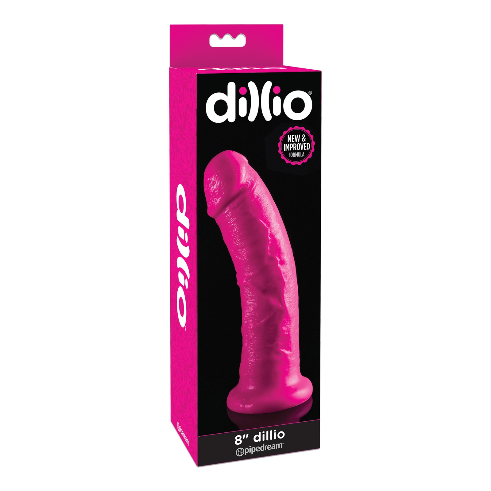 Dillio 8" Realistic Dildo - Pink Dillio 8" Realistic Dildo - Pink