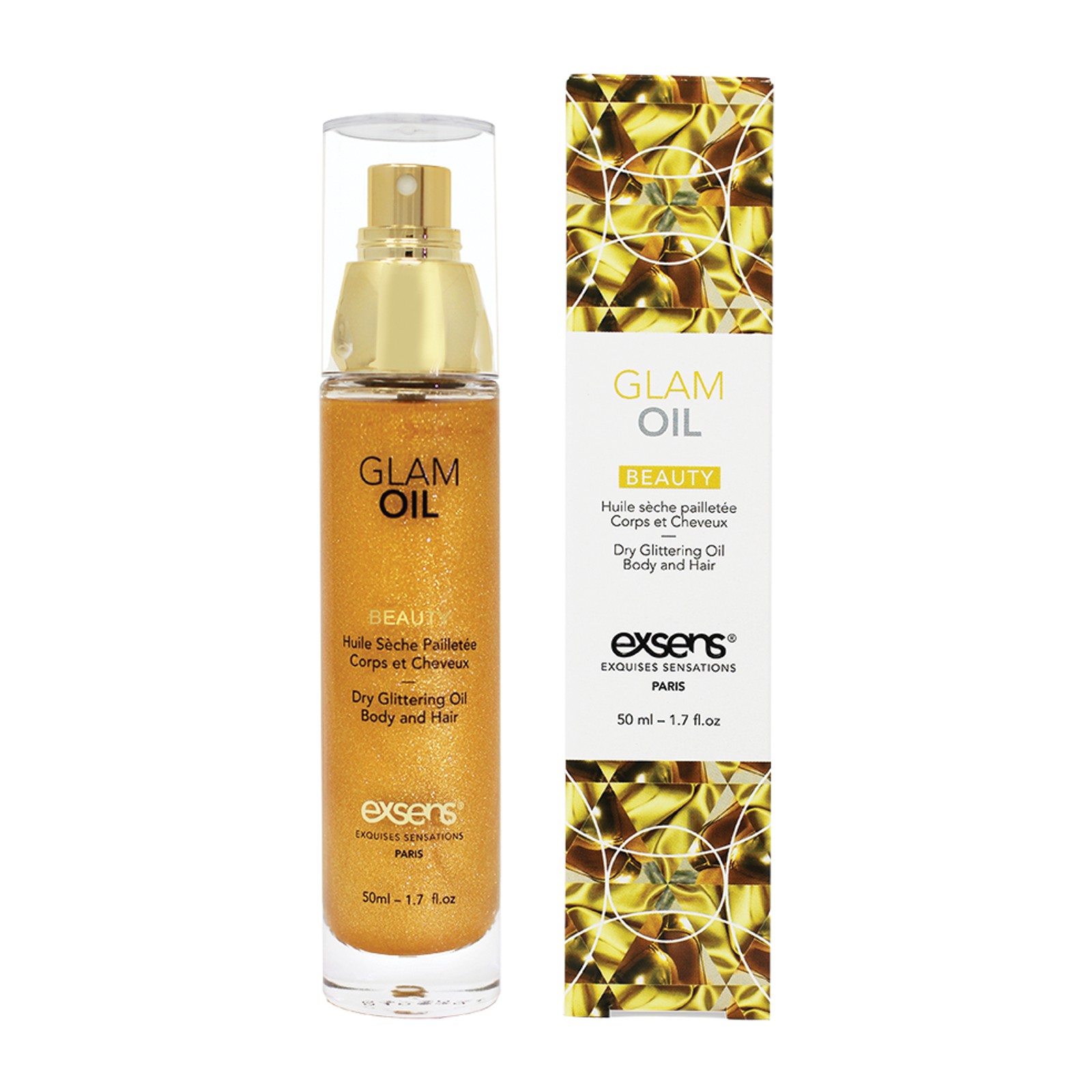 EXSENS of Paris Beauty Glam Oil with Glitter EXSENS of Paris Beauty Glam Oil with Glitter