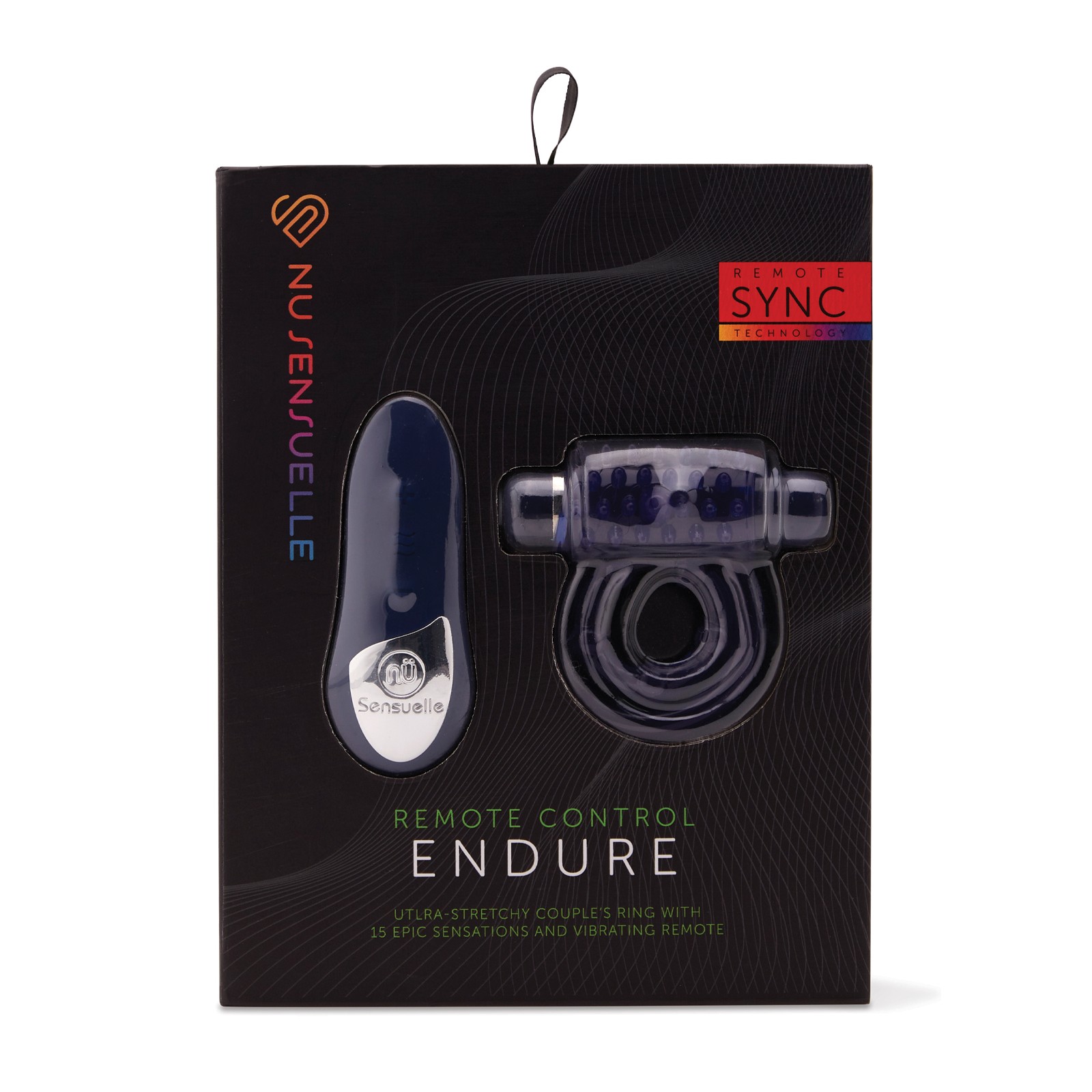 Anillo Vibrador Remoto Recargable Nu Sensuelle Endure Ultra Flex - Azul Anillo Vibrador Remoto Recargable Nu Sensuelle Endure Ultra Flex - Azul