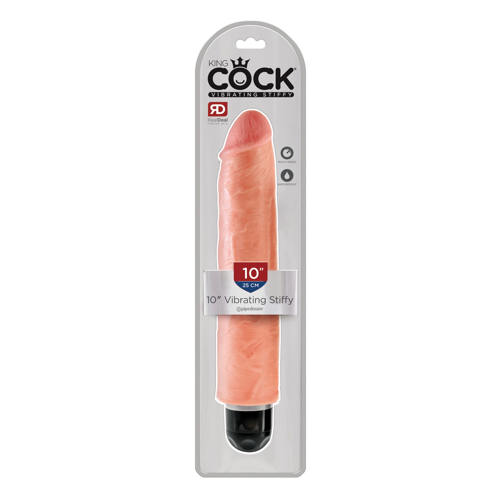 King Cock 10 Vibrating Stiffy Flesh King Cock 10 Vibrating Stiffy Flesh