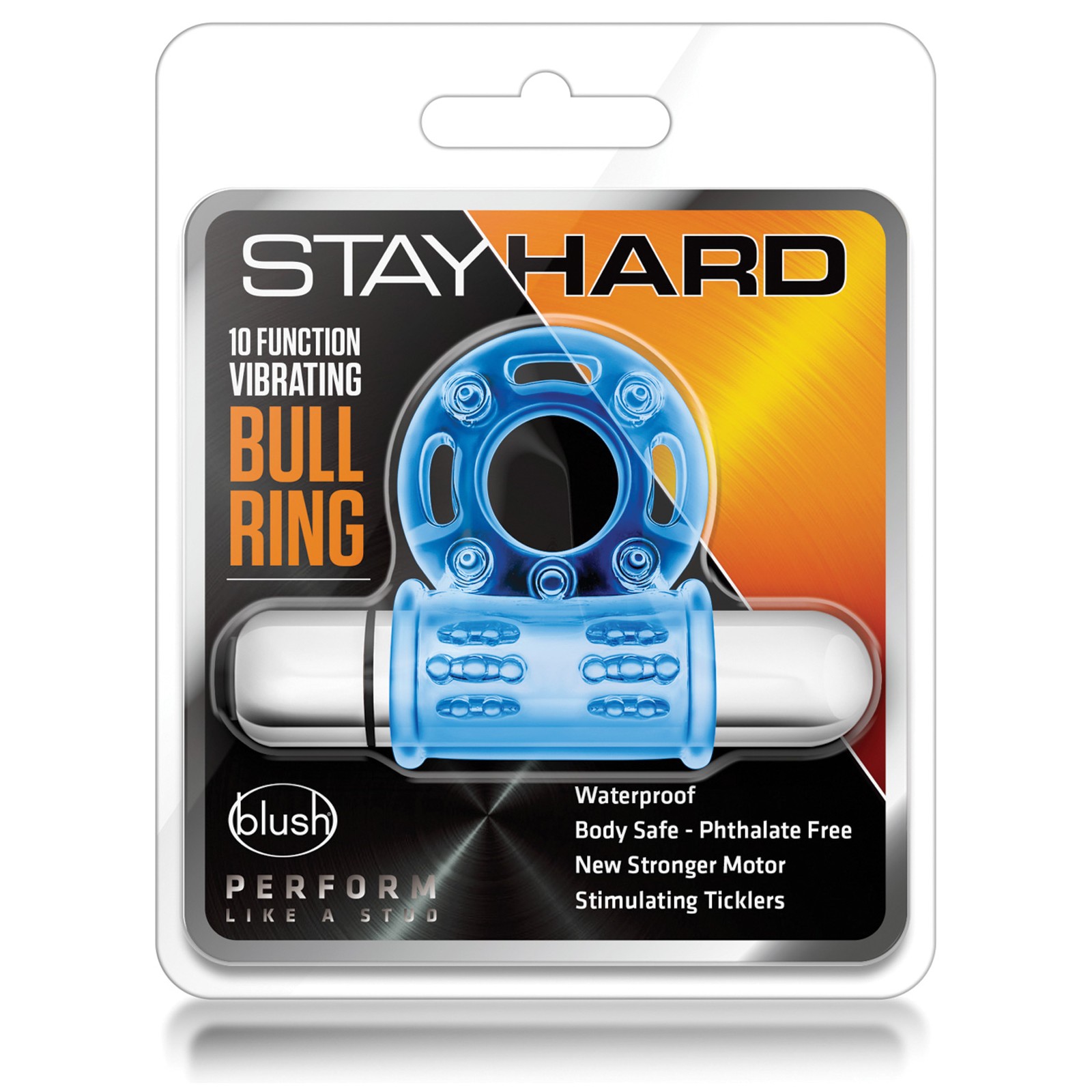 Anillo Bull Vibrante Mega Stay Hard - Azul Anillo Bull Vibrante Mega Stay Hard - Azul