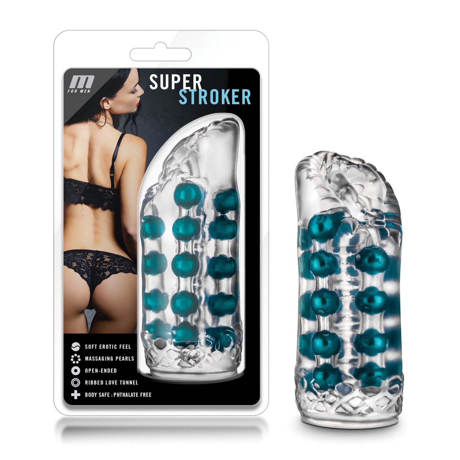 Super Stroker Blush M for Men - Transparente Super Stroker Blush M for Men - Transparente