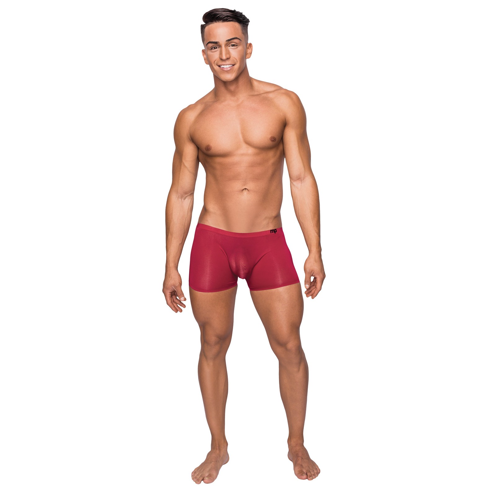 Seamless Sleek Short with Sheer Pouch Seamless Sleek Short with Sheer Pouch