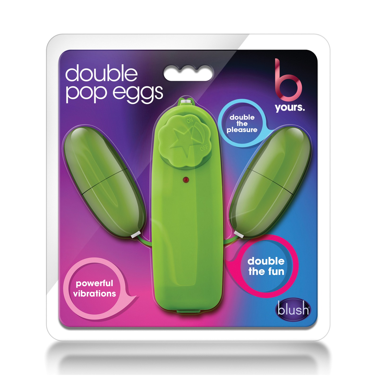 Double Pop Eggs Dual Pleasure Toys by Blush Double Pop Eggs Dual Pleasure Toys by Blush
