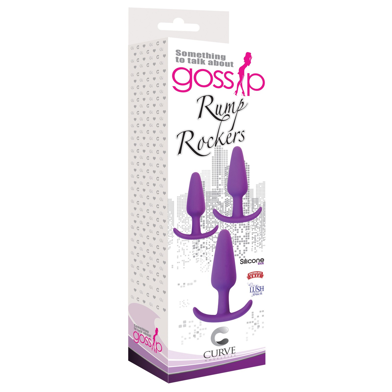 Curve Toys Violet Gossip Rump Rockers Set Curve Toys Violet Gossip Rump Rockers Set
