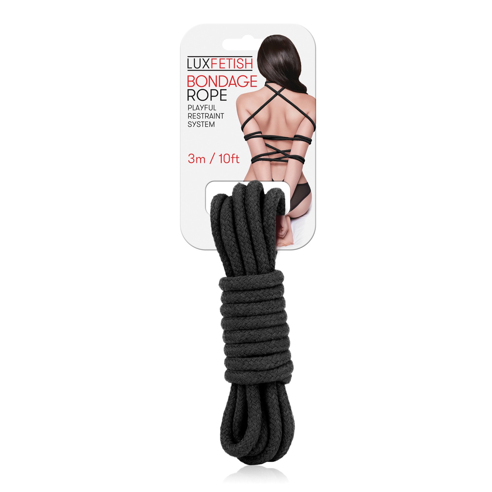 Cuerda de Bondage Lux Fetish 3 m Negro Cuerda de Bondage Lux Fetish 3 m Negro