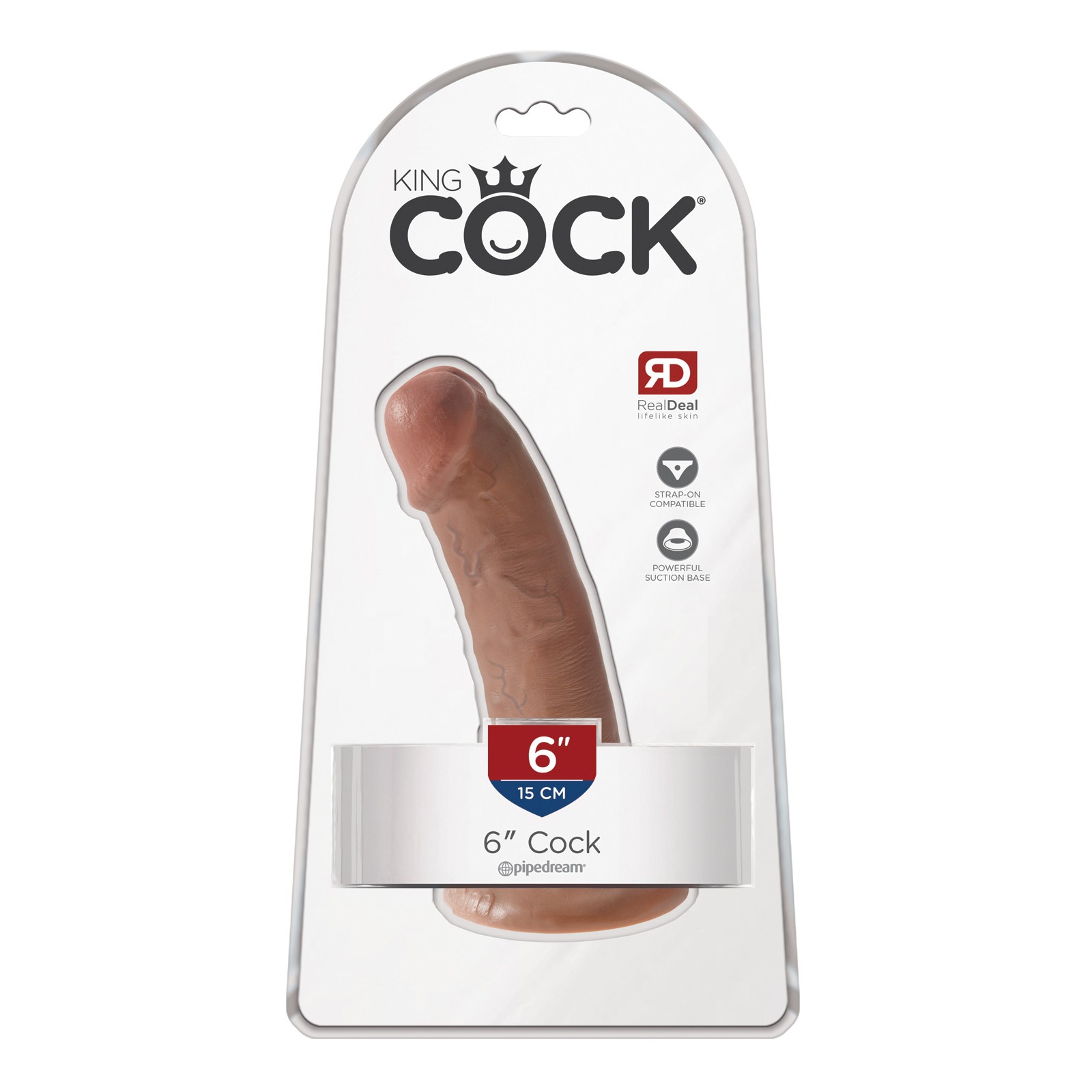 Dildo King Cock 6 pulgadas Beige Dildo King Cock 6 pulgadas Beige