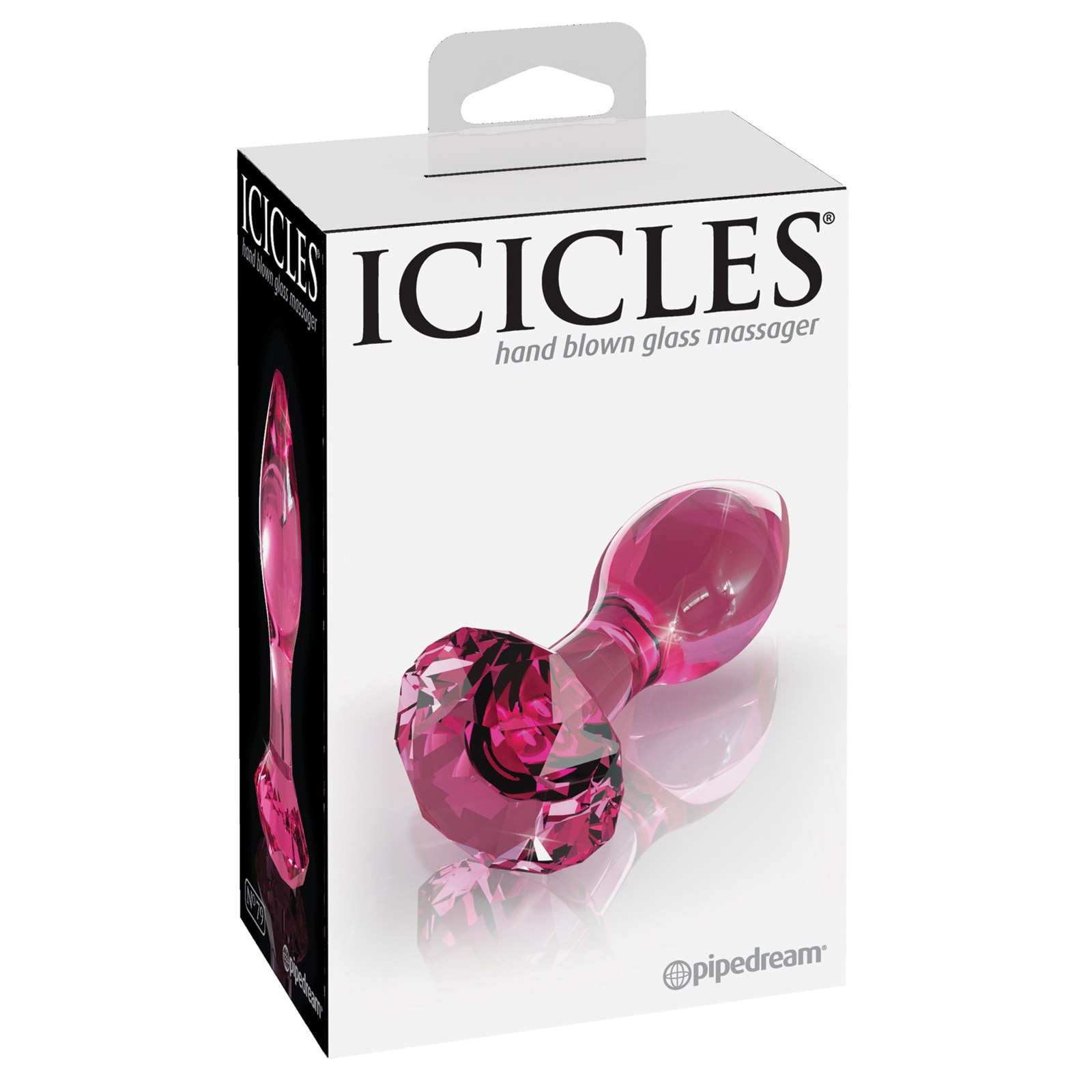 Plug Anal de Vidrio Icicles No. 79 - Diamante para Juego Elegante Plug Anal de Vidrio Icicles No. 79 - Diamante para Juego Elegante