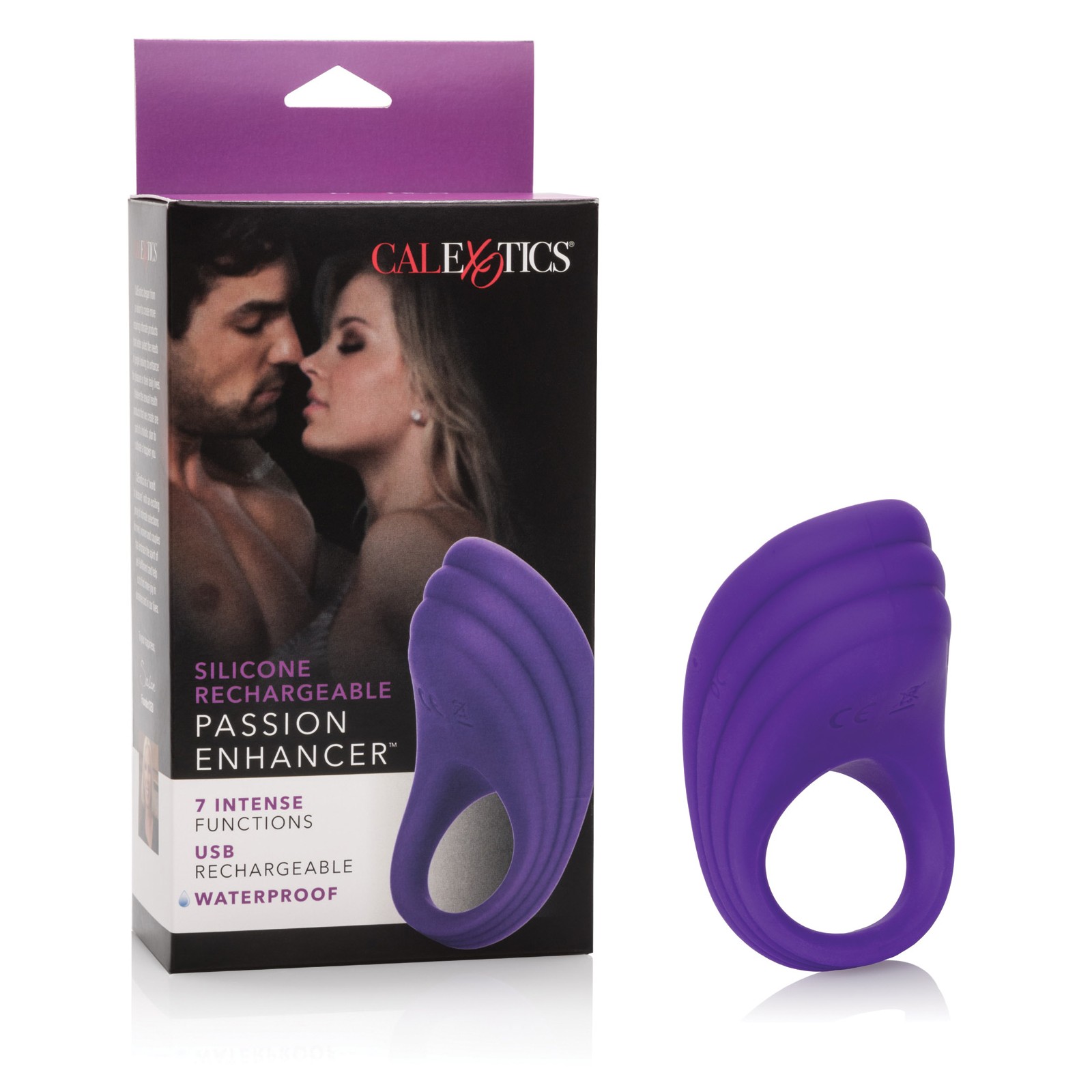 Silicone Rechargeable Passion Enhancer Purple Silicone Rechargeable Passion Enhancer Purple