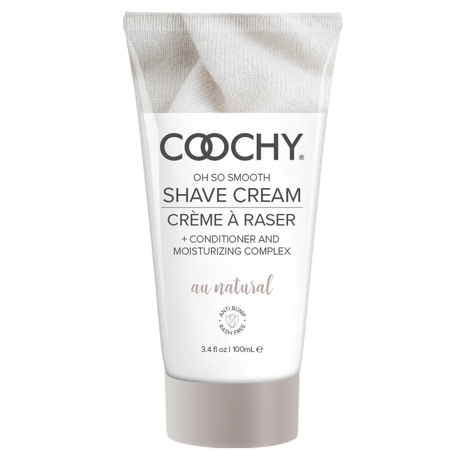 COOCHY Crema de Afeitar Sin Irritaciones 3.4 oz Au Natural COOCHY Crema de Afeitar Sin Irritaciones 3.4 oz Au Natural