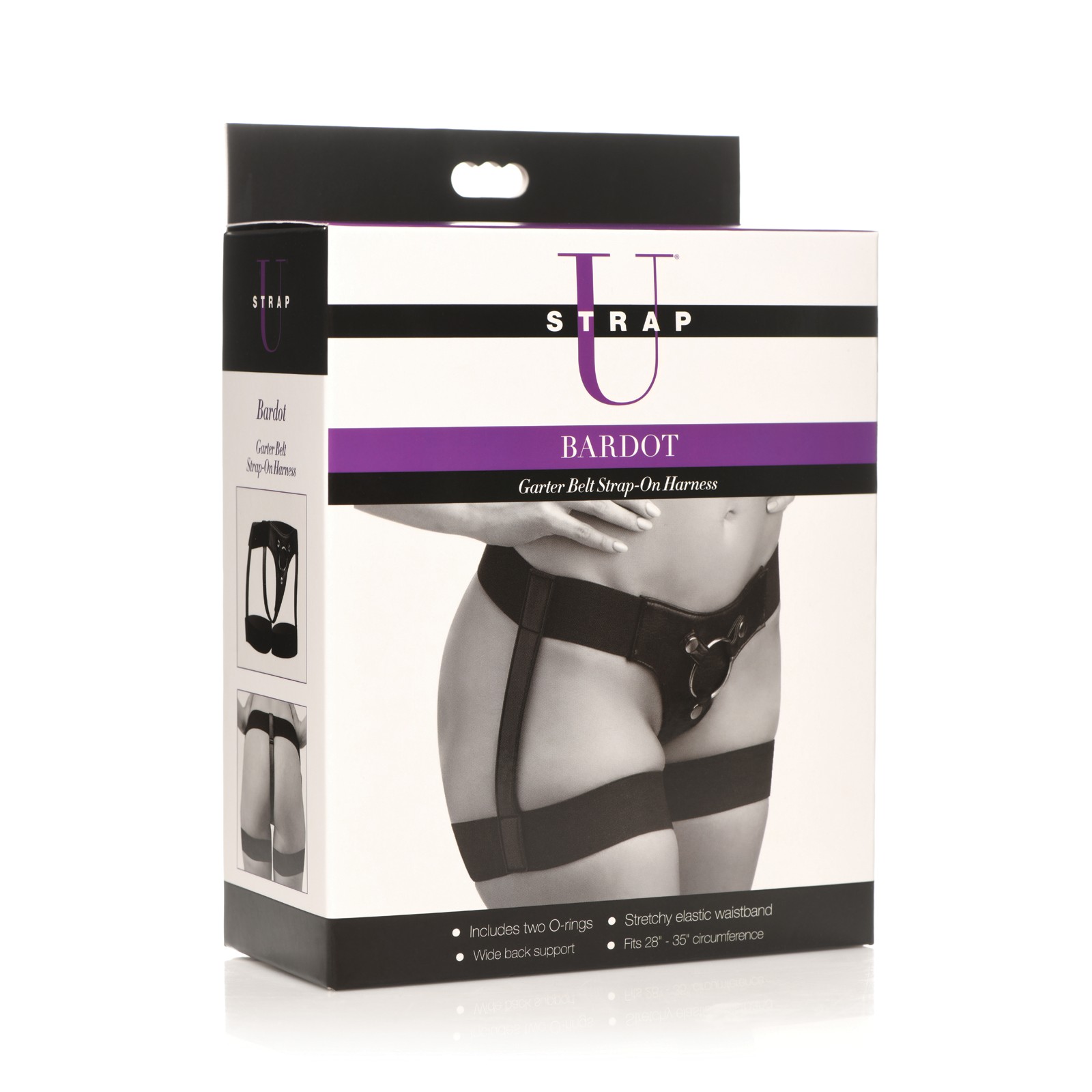 Strap U Bardot Elastic Strap-On Harness with Thigh Cuffs Strap U Bardot Elastic Strap-On Harness with Thigh Cuffs