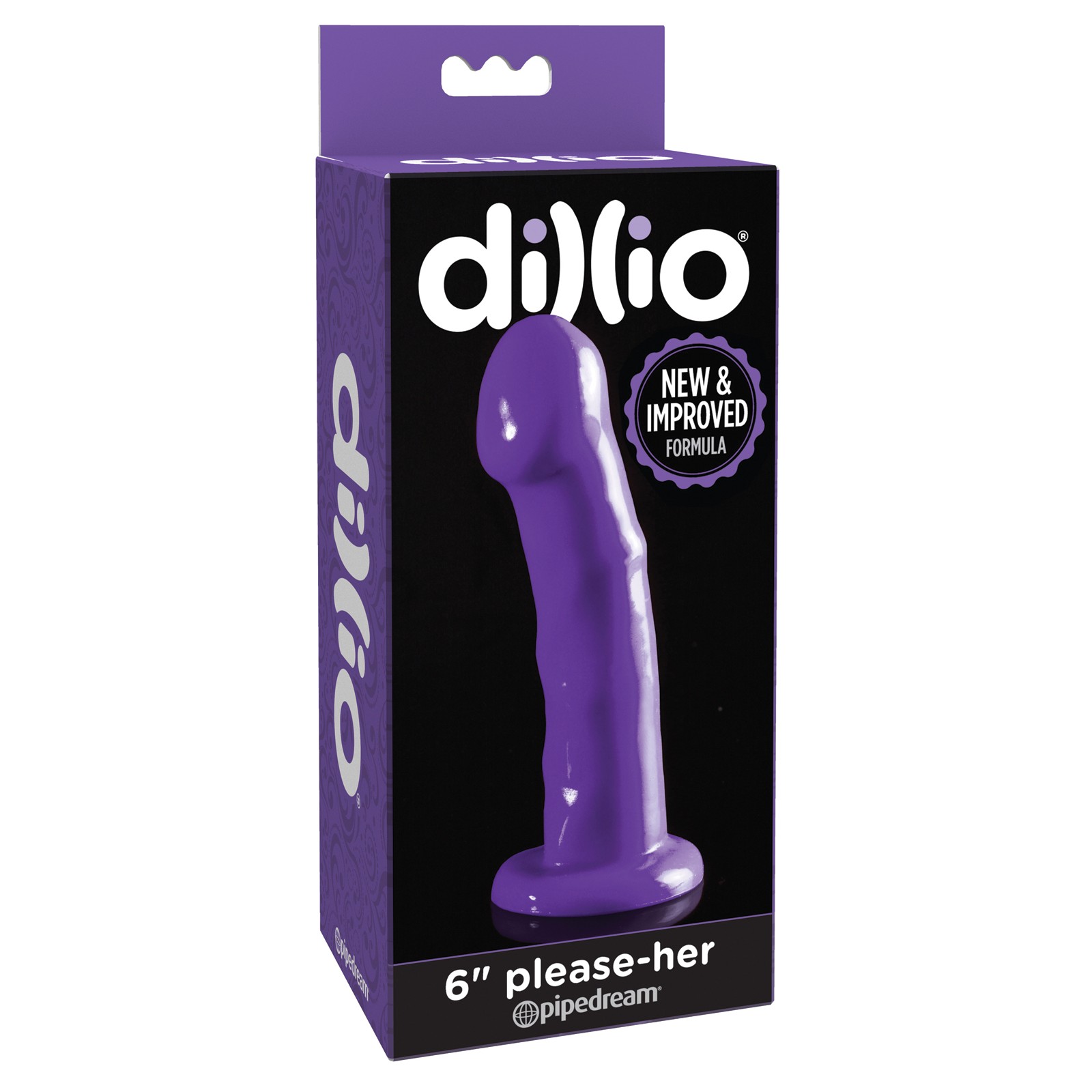 Dillio 6" Please Her Púrpura Dildo para Principiantes Dillio 6" Please Her Púrpura Dildo para Principiantes