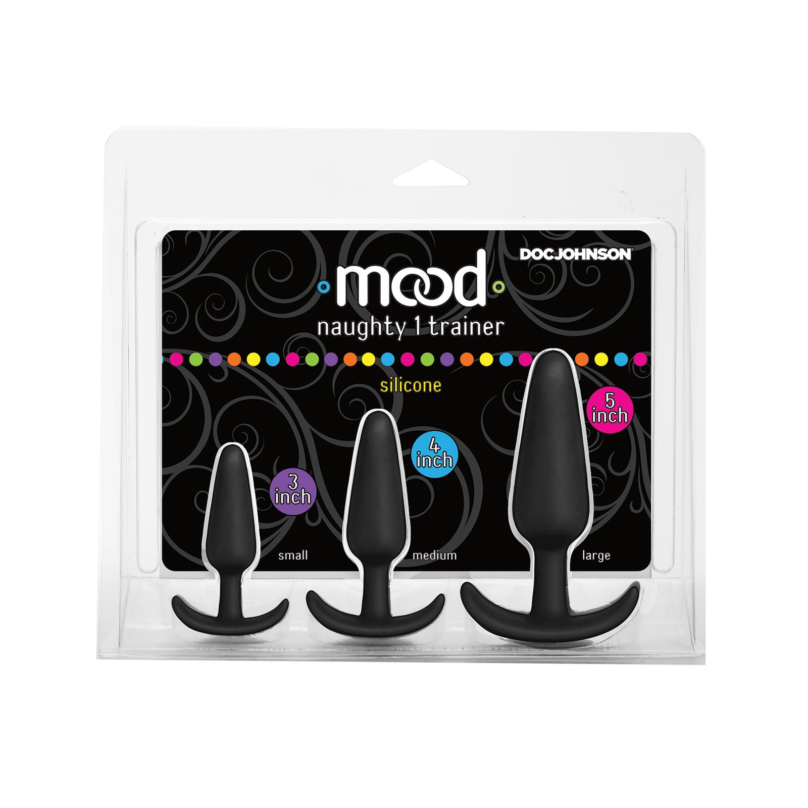 Set de Entrenamiento Anal Mood Naughty 1 - Negro Set de Entrenamiento Anal Mood Naughty 1 - Negro
