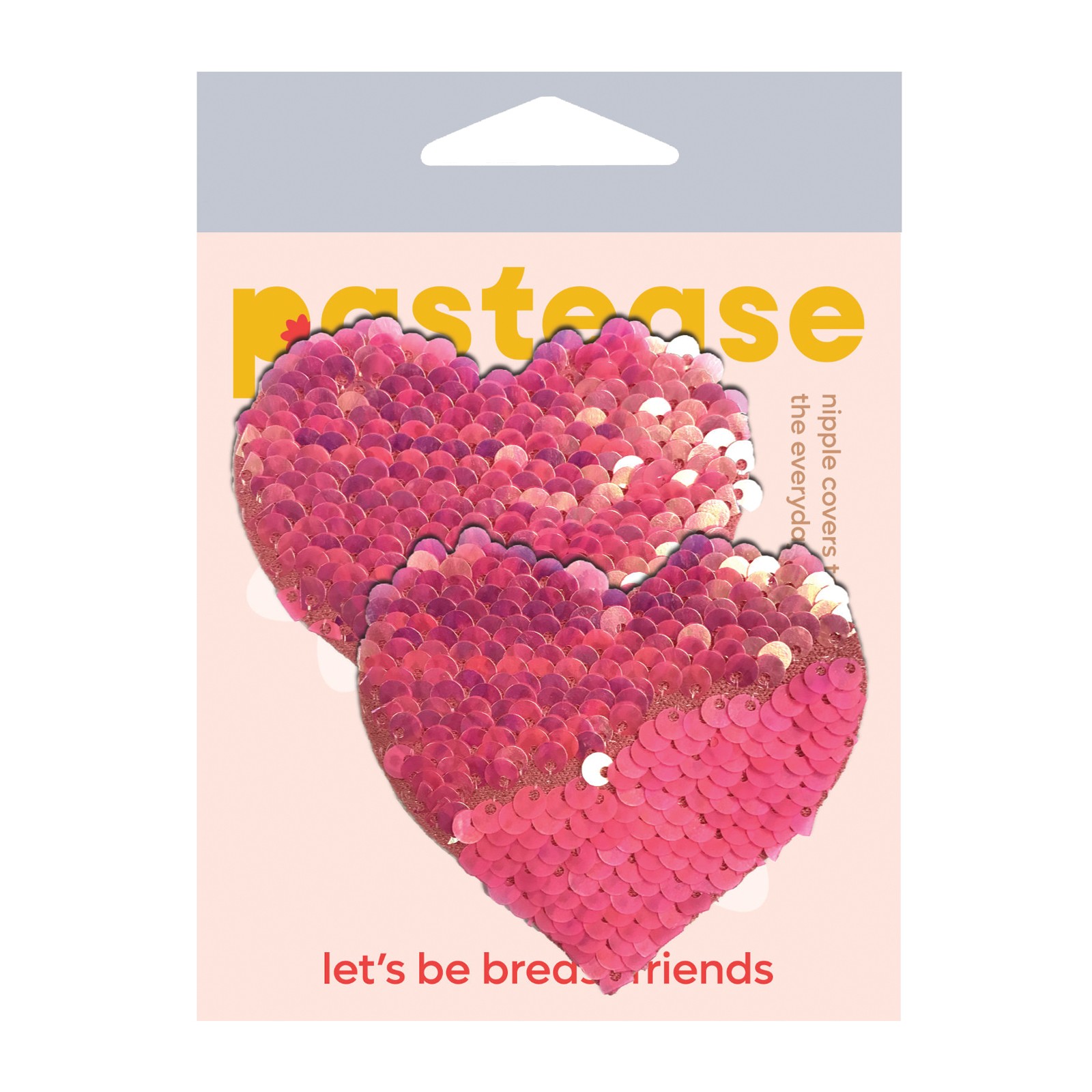 Pastease Premium Corazón de Lentejuelas Color Cambiante Rosa Pastease Premium Corazón de Lentejuelas Color Cambiante Rosa