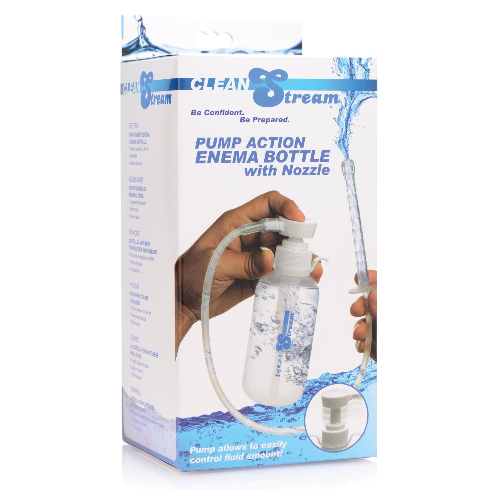 Botella de Enema con Bomba y Boquilla Cleanstream Botella de Enema con Bomba y Boquilla Cleanstream