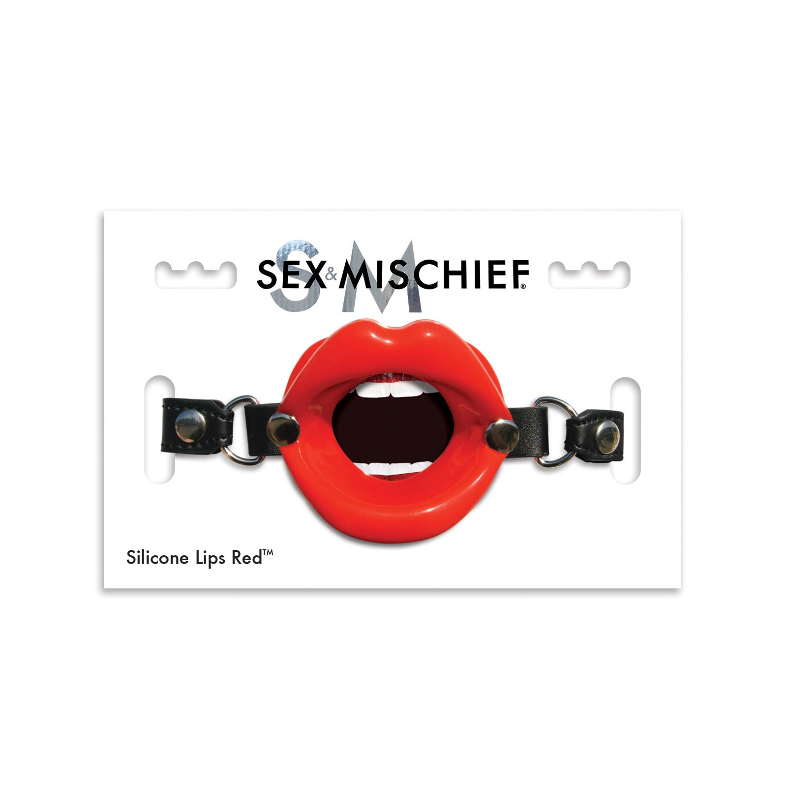 Sex & Mischief Silicone Lips Open Mouth Gag Sex & Mischief Silicone Lips Open Mouth Gag