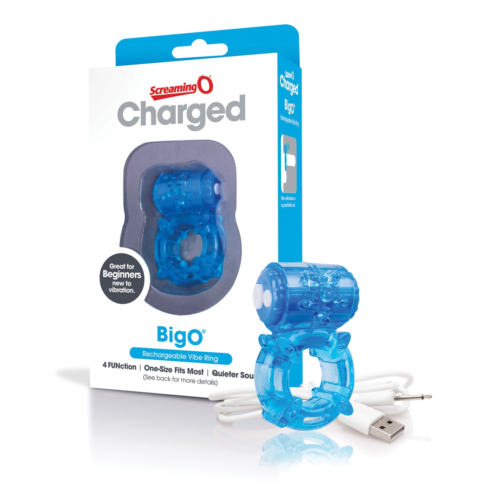 Screaming O Charged Big O - Anillo Vibrante para el Pene Screaming O Charged Big O - Anillo Vibrante para el Pene
