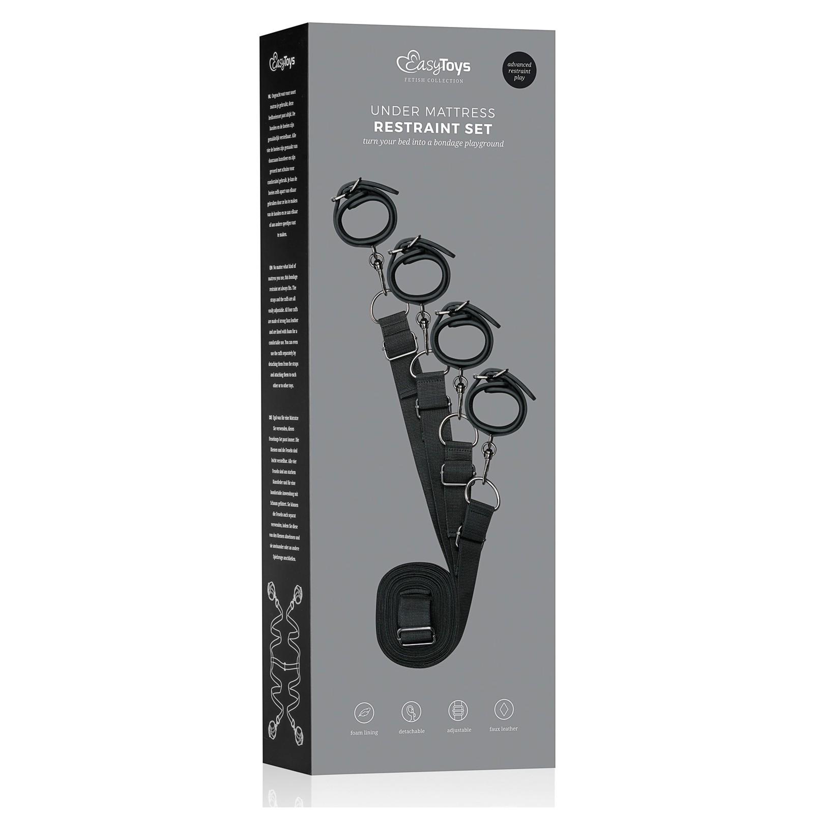 Set de Bondage Bajo el Colchón Easy Toys - Restricciones Emocionantes Set de Bondage Bajo el Colchón Easy Toys - Restricciones Emocionantes