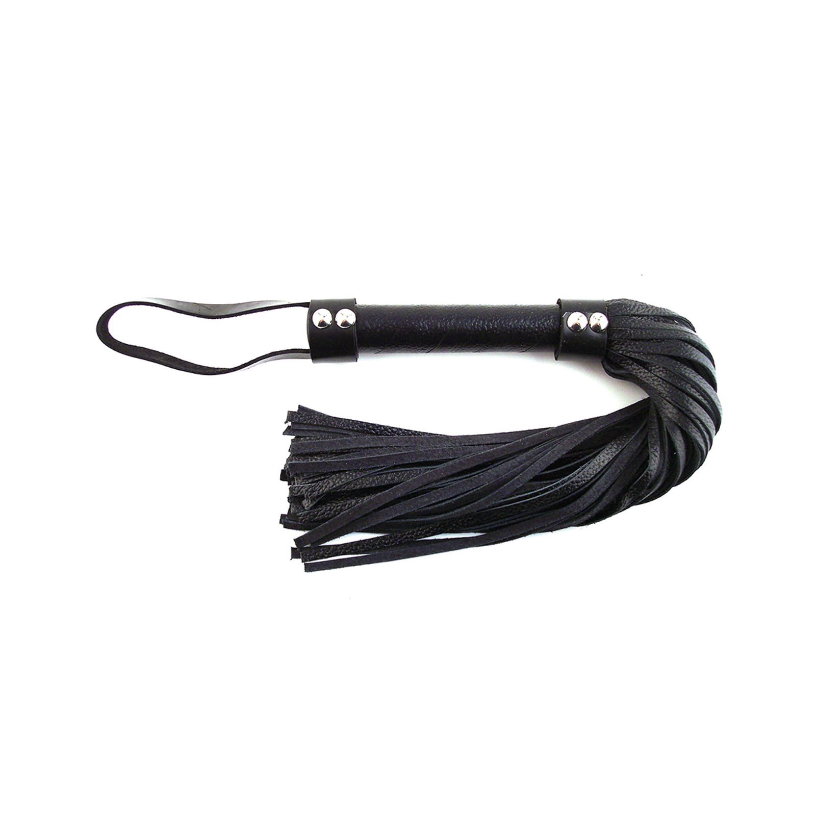 Flogger Corto de Cuero Rouge para Juego Sensacional Flogger Corto de Cuero Rouge para Juego Sensacional