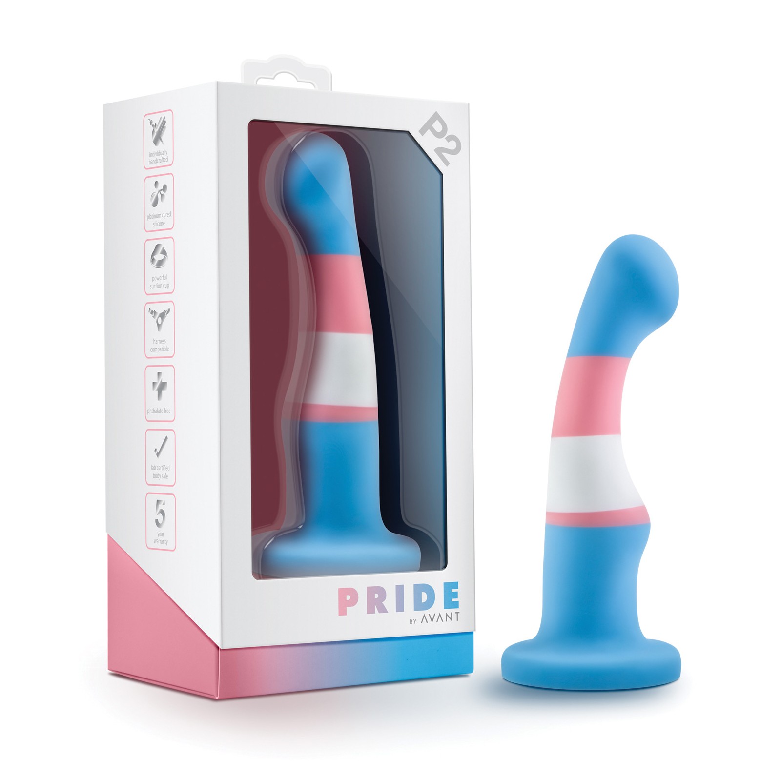Blush Avant P2 Transgender Pride Dong True Blue Blush Avant P2 Transgender Pride Dong True Blue