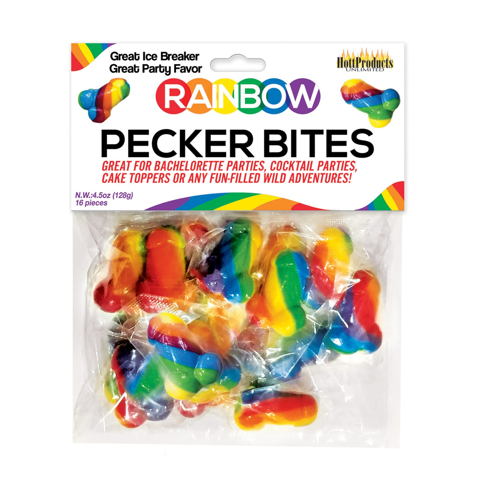 Rainbow Pecker Bites Candies for Fun Rainbow Pecker Bites Candies for Fun