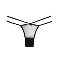 Panty Adore Sheer Naughty Vanilla Negro