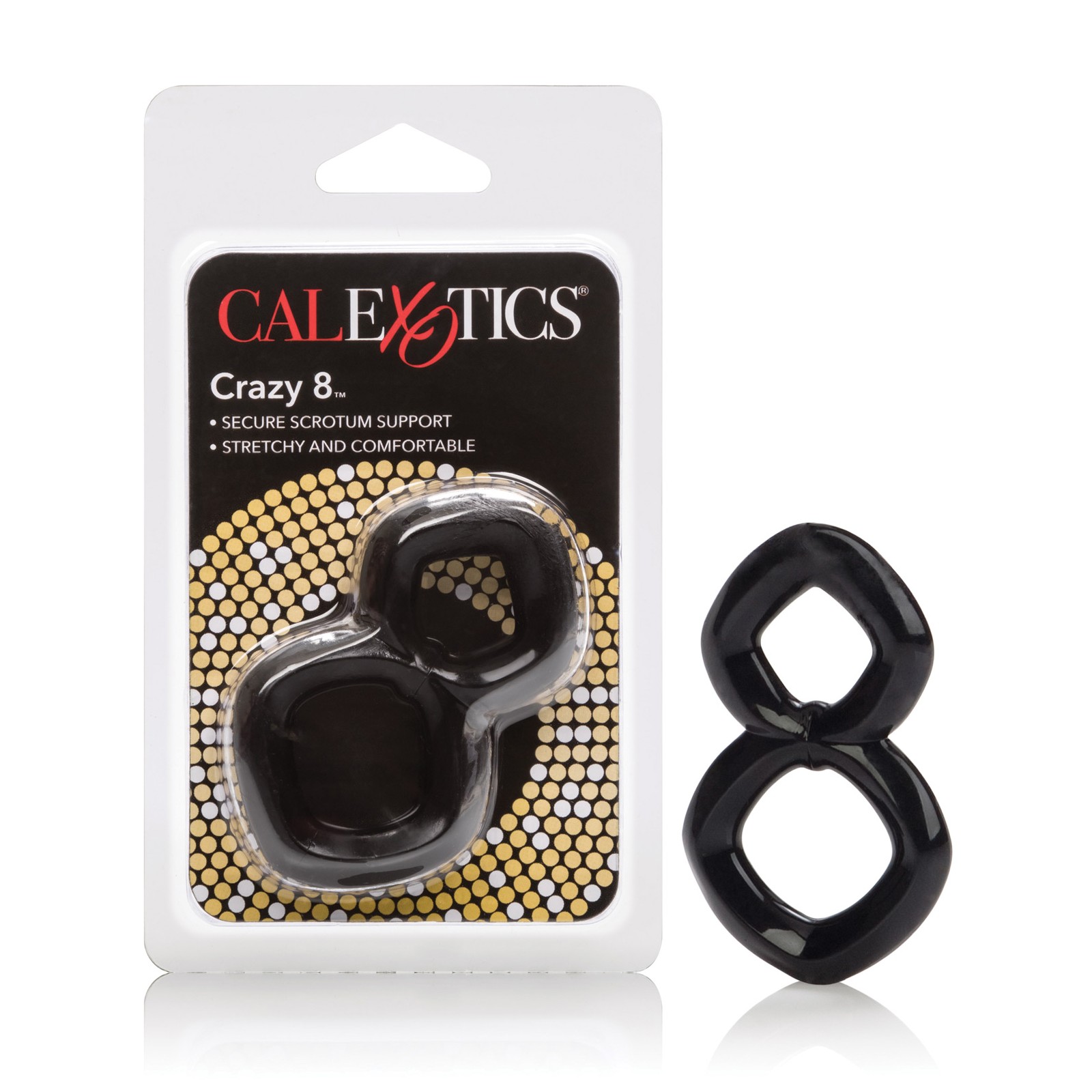 Crazy 8 Double Cock Ring for Enhanced Pleasure Crazy 8 Double Cock Ring for Enhanced Pleasure