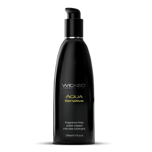 Wicked Sensual Care Aqua Sensitive Lubricant 8 oz