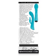 Evolved Aqua Bunny Vibrador Conejito Impermeable