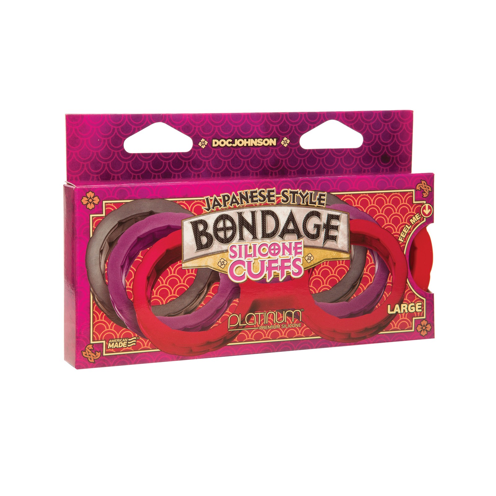 Japanese Bondage Silicone Cuffs Red - Buy Now Japanese Bondage Silicone Cuffs Red - Buy Now