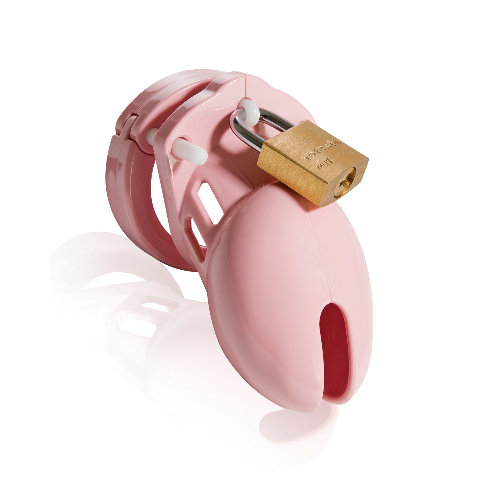 CB-6000S 2.5 Inch Cock Cage and Lock Set Pink CB-6000S 2.5 Inch Cock Cage and Lock Set Pink