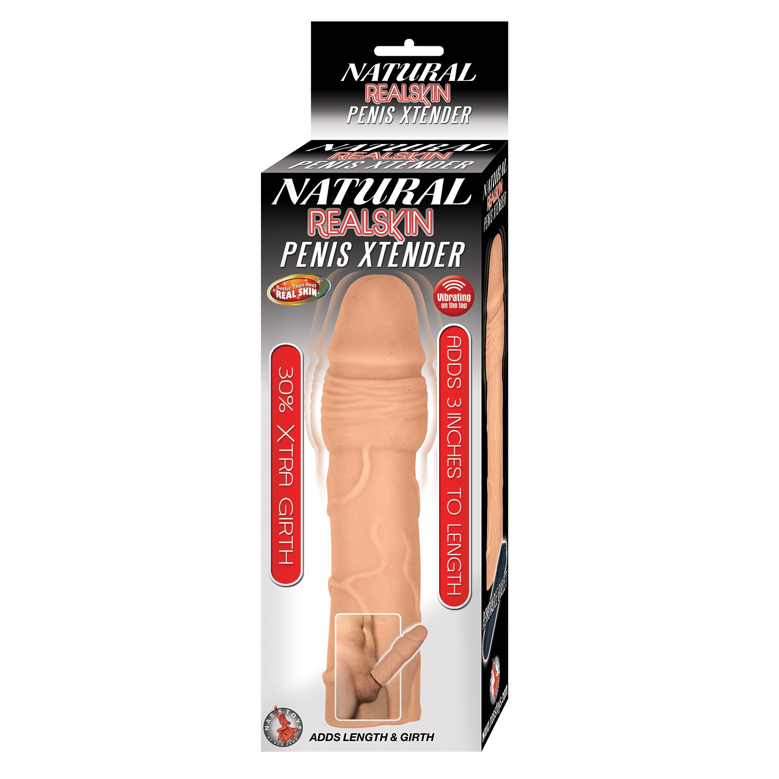 Natural Realskin Penis Extender for Enhanced Pleasure Natural Realskin Penis Extender for Enhanced Pleasure