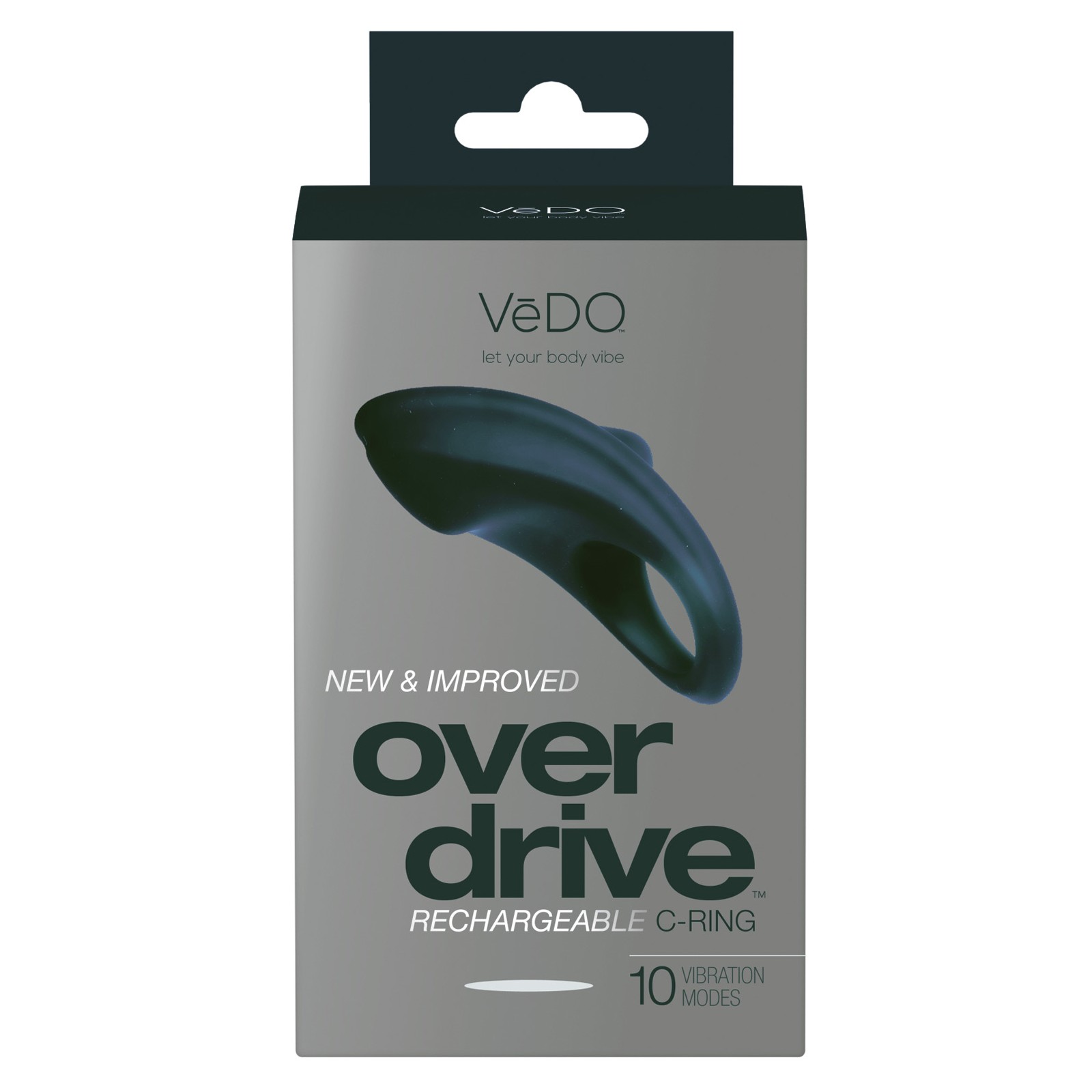VeDO Overdrive Plus Rechargeable C Ring Just Black VeDO Overdrive Plus Rechargeable C Ring Just Black
