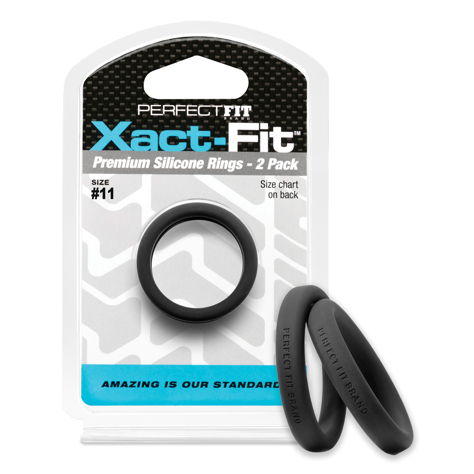 Perfect Fit Xact Fit #11 Negro Paquete de 2 Perfect Fit Xact Fit #11 Negro Paquete de 2