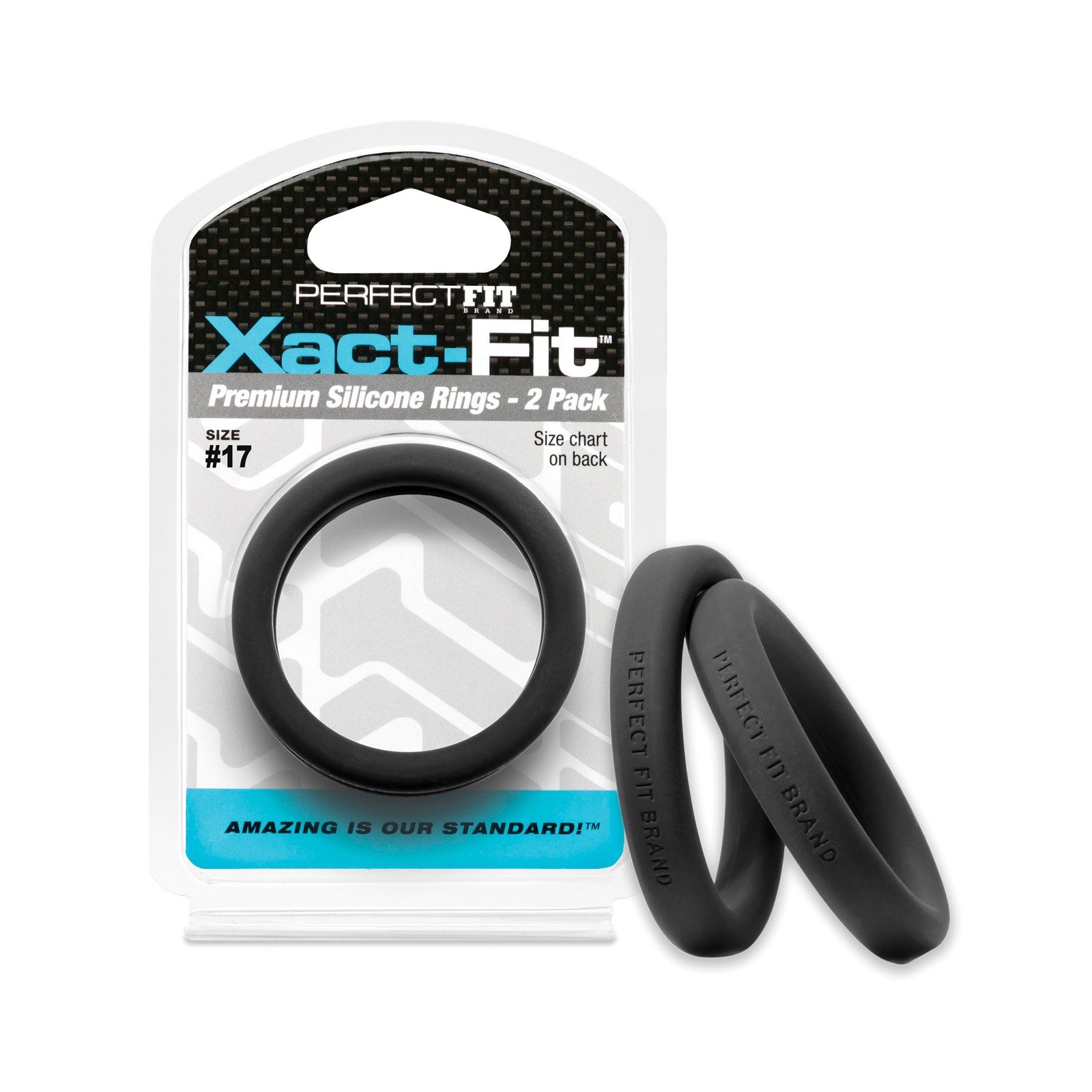 Perfect Fit Xact Fit 17 Negro Paquete de 2 Perfect Fit Xact Fit 17 Negro Paquete de 2