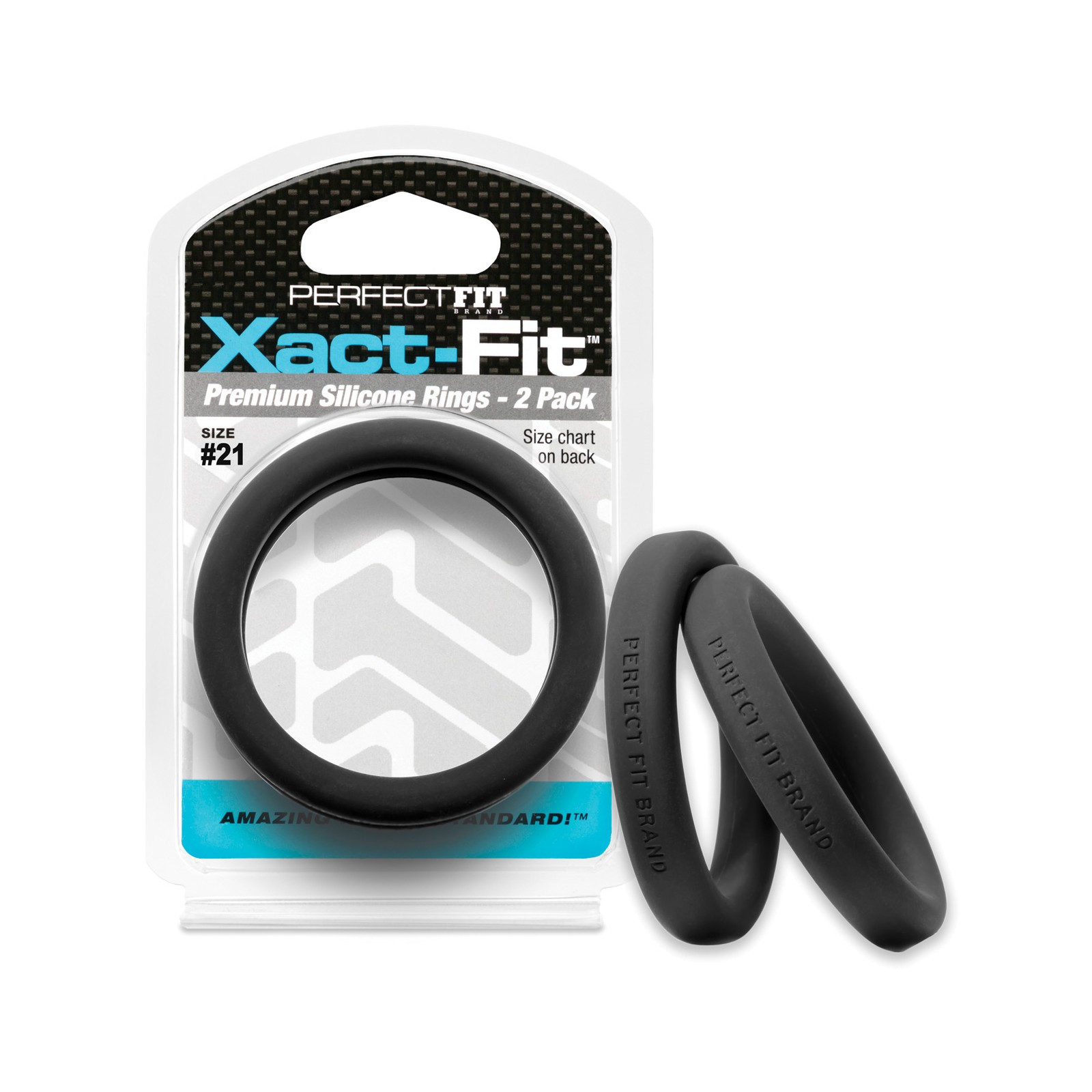 Perfect Fit Xact Fit 21 Negro Paquete de 2 Perfect Fit Xact Fit 21 Negro Paquete de 2