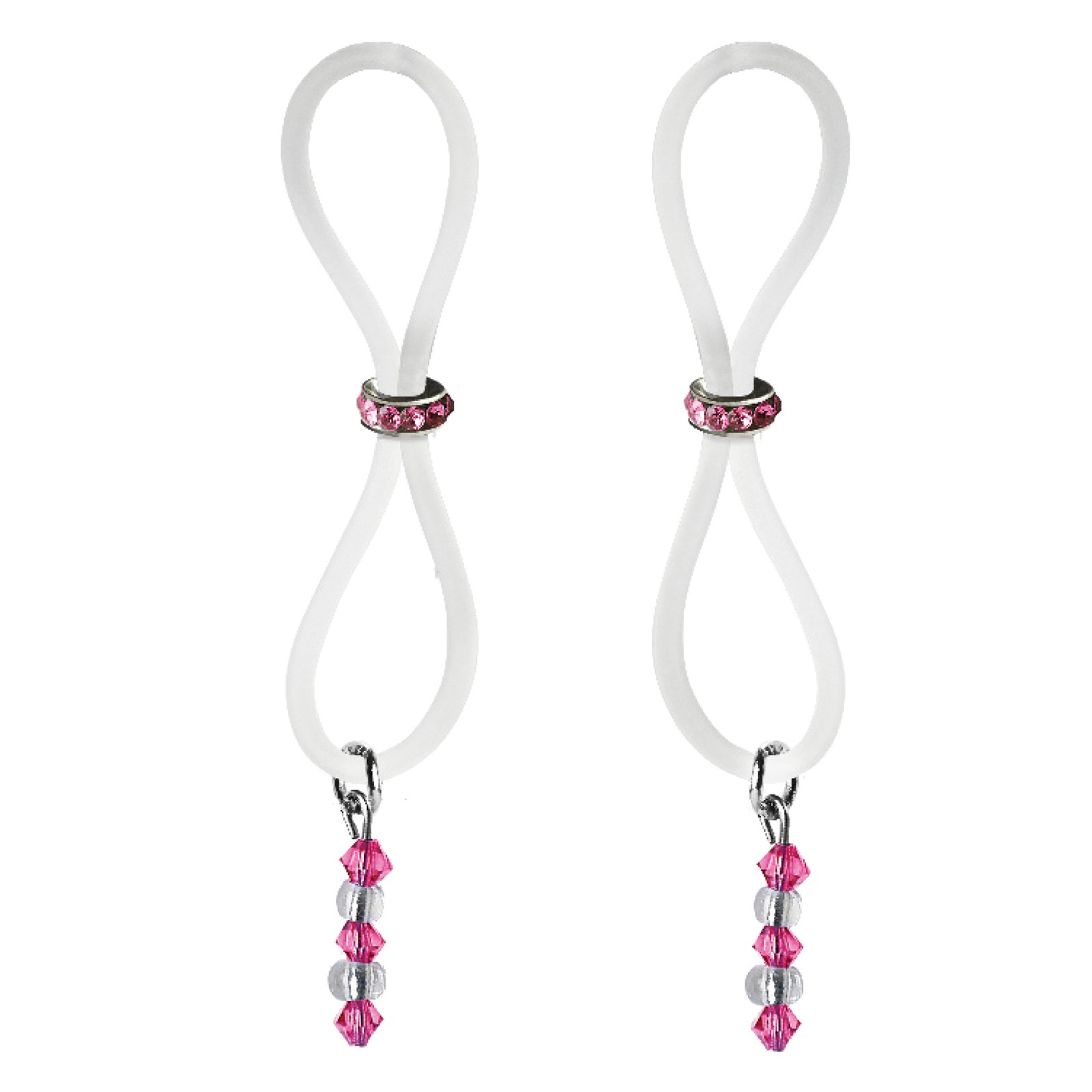 Bijoux de Nip Nipple Halos Pink Gem Slider - Enhancing Pleasure Bijoux de Nip Nipple Halos Pink Gem Slider - Enhancing Pleasure