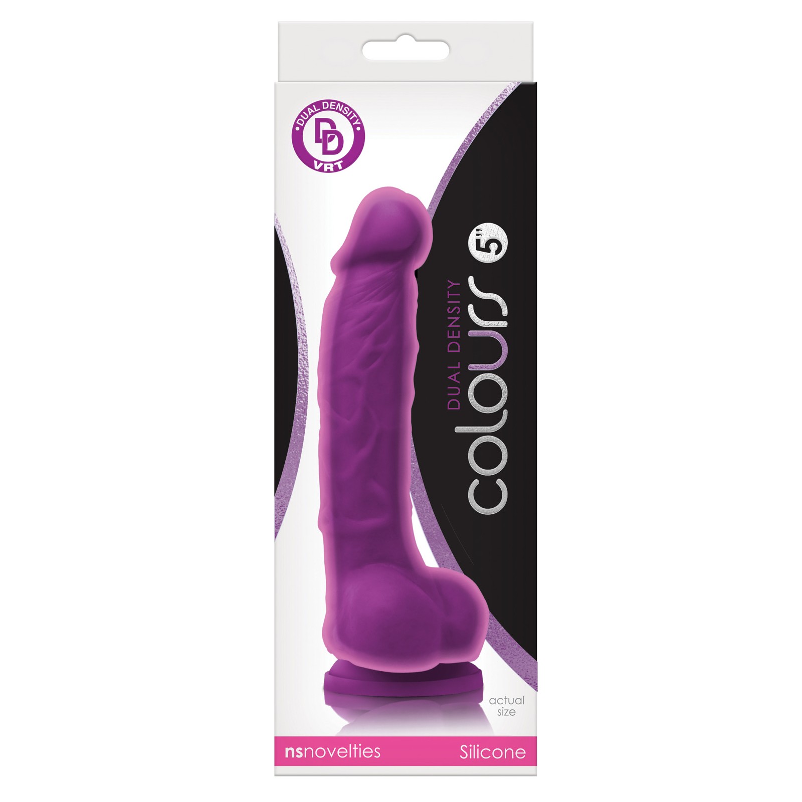 Dildo de Densidad Dual de 5" - Morado Dildo de Densidad Dual de 5" - Morado