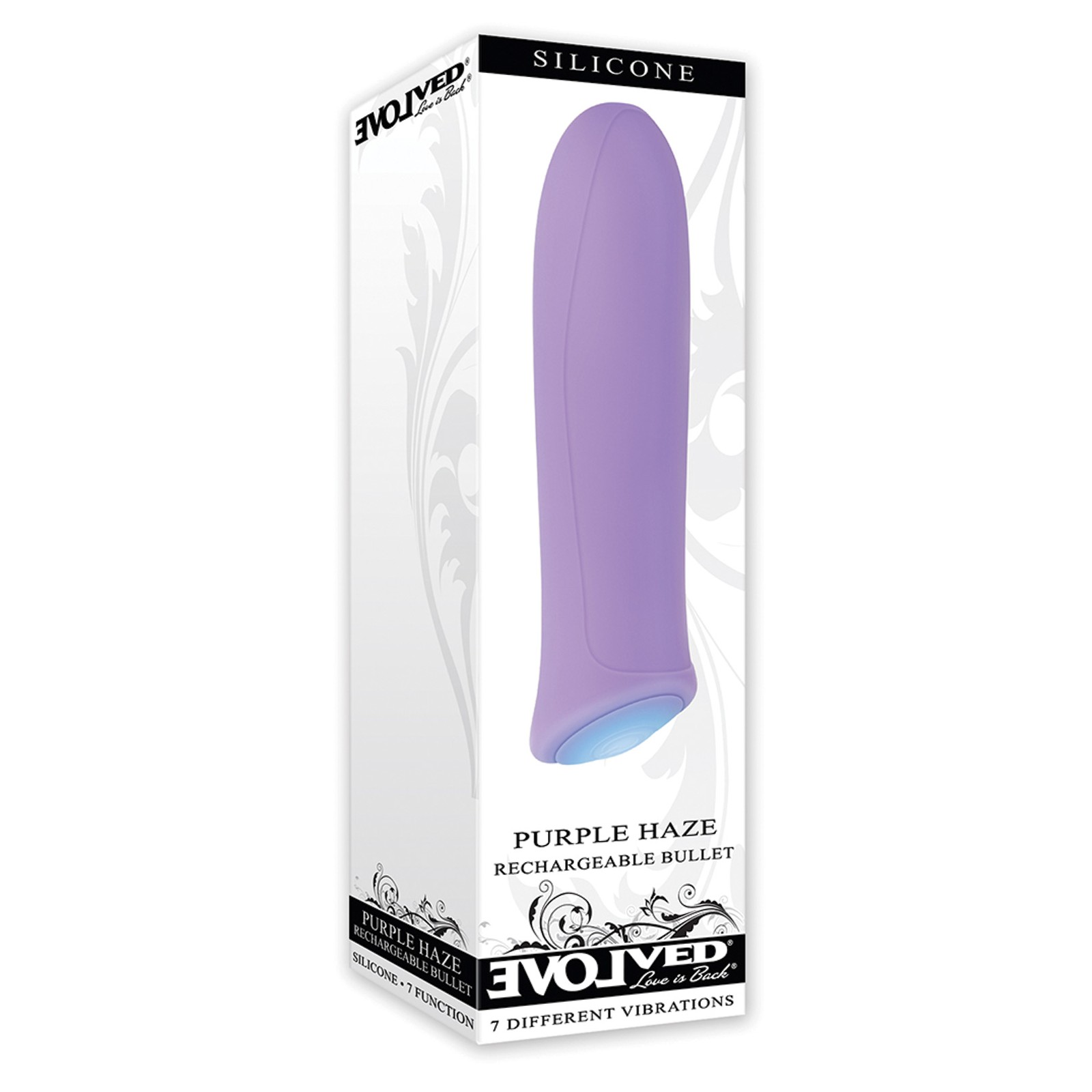 Evolved Purple Haze Vibrador Bullet Recargable - Siete Funciones Evolved Purple Haze Vibrador Bullet Recargable - Siete Funciones