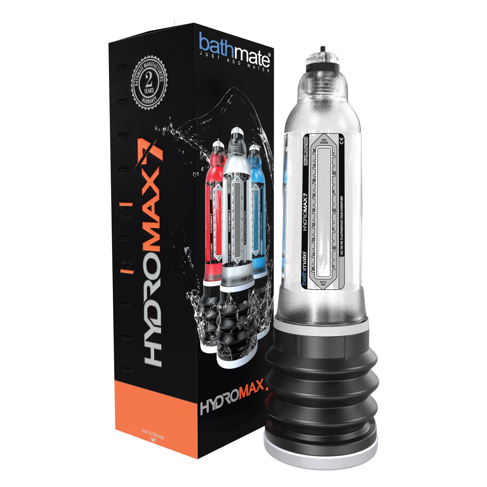 Bathmate Hydromax 7 Bomba Hidráulica para Ganancias Bathmate Hydromax 7 Bomba Hidráulica para Ganancias