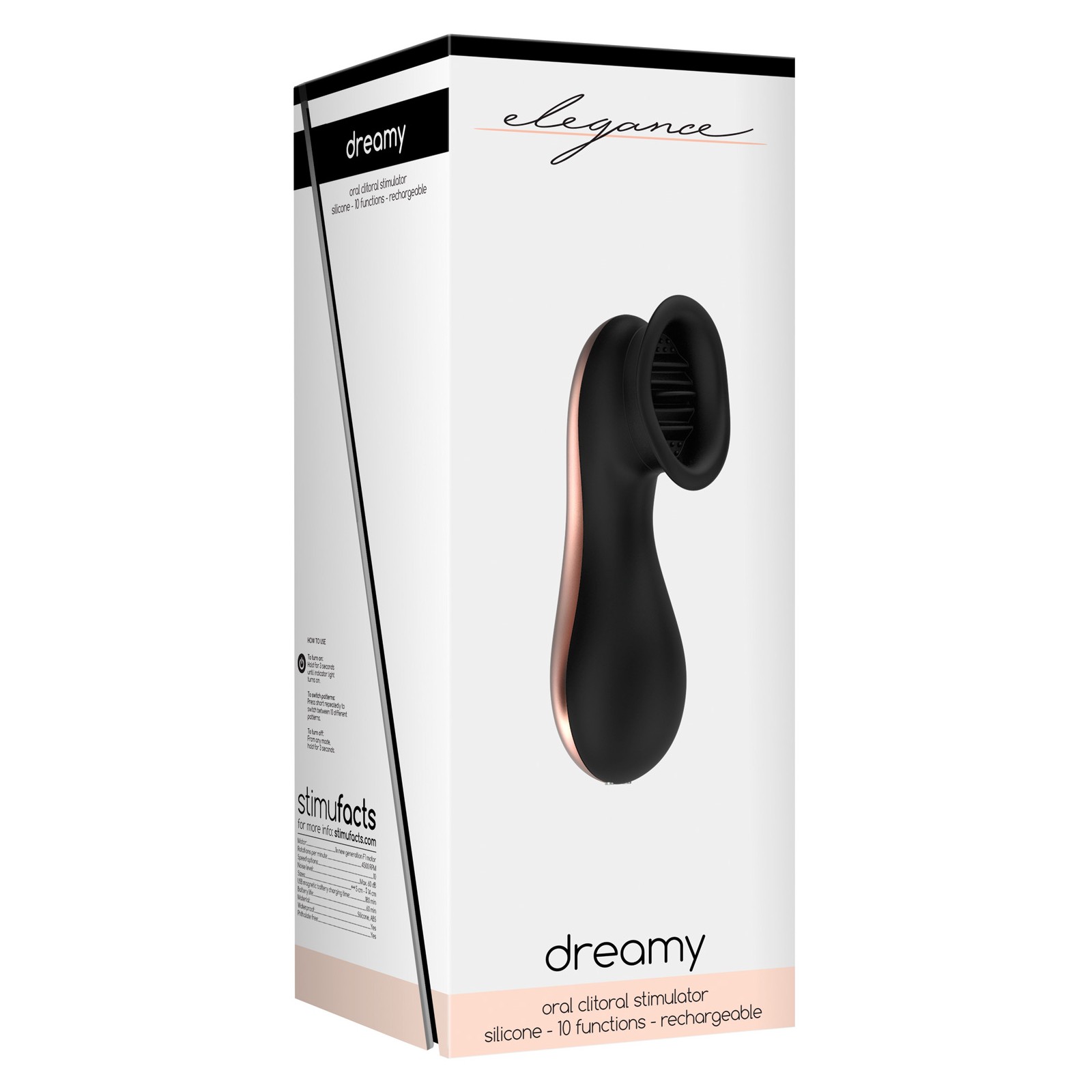 Shots Elegance Dreamy Oral Clitoral Stimulator - Powerful & Waterproof Shots Elegance Dreamy Oral Clitoral Stimulator - Powerful & Waterproof
