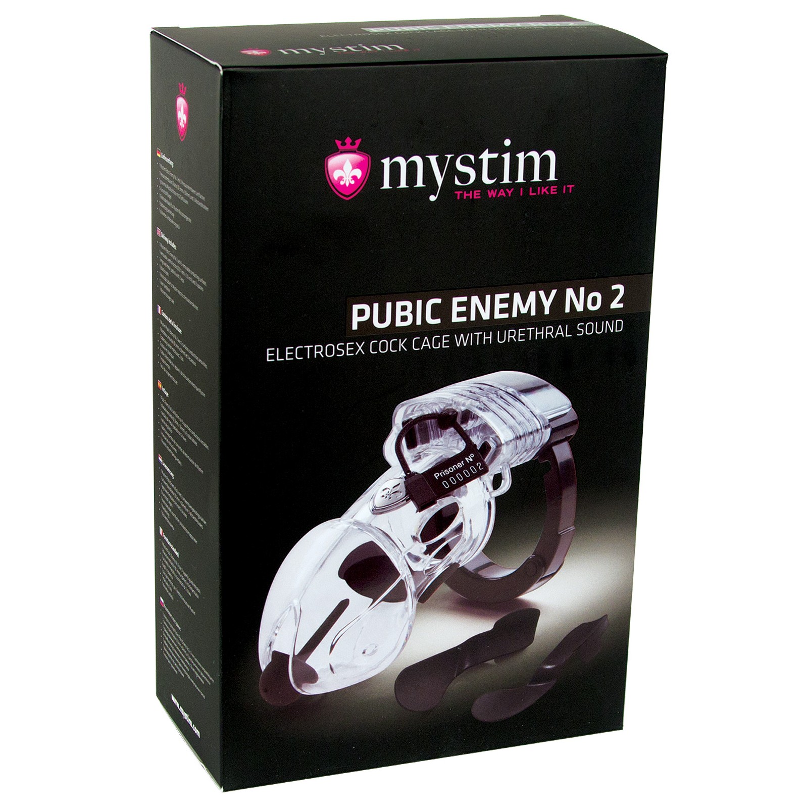 Mystim Pubic Enemy No 2 Cock Cage Clear Mystim Pubic Enemy No 2 Cock Cage Clear