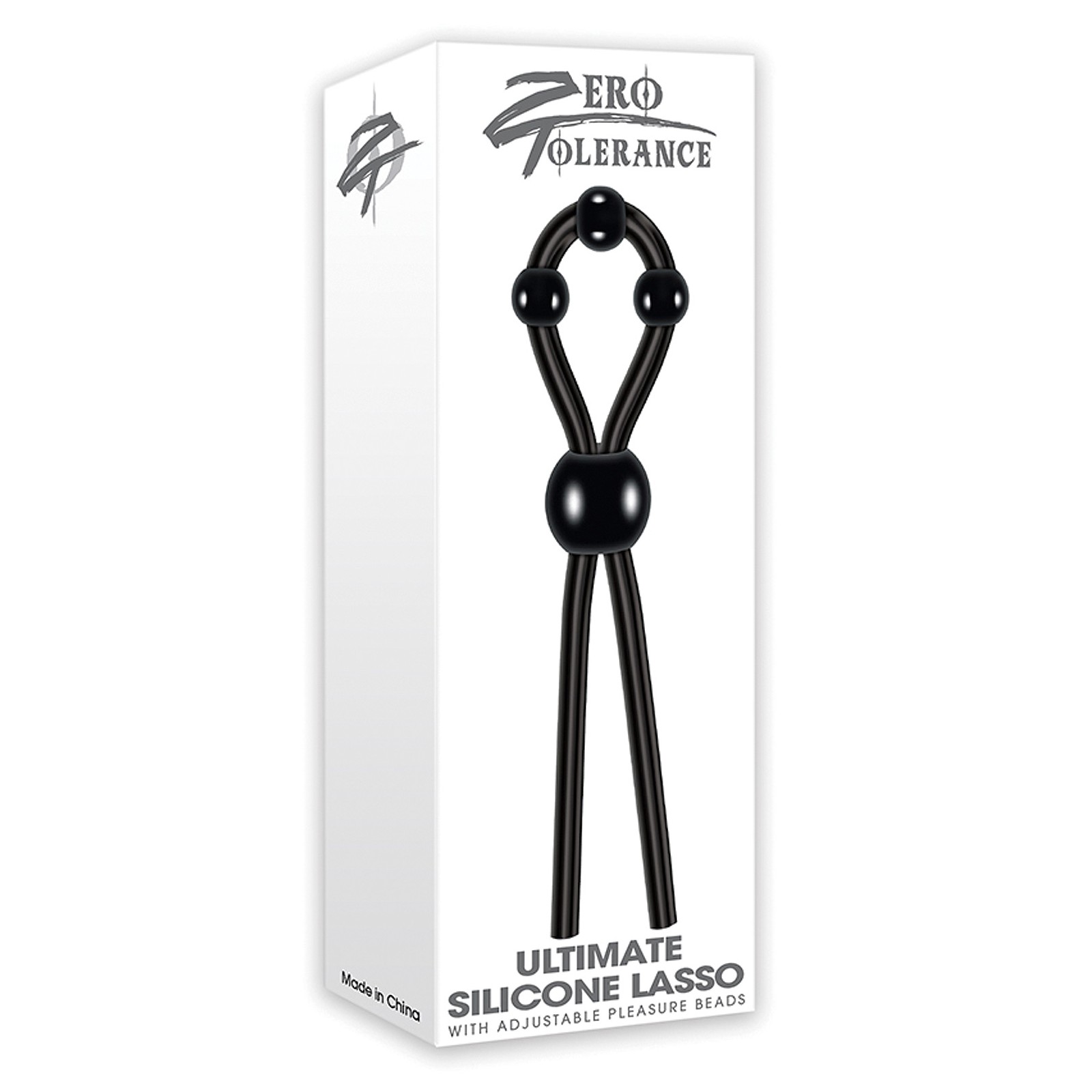Anillo para el Pene Ultimate Lasso de Zero Tolerance - Negro Anillo para el Pene Ultimate Lasso de Zero Tolerance - Negro