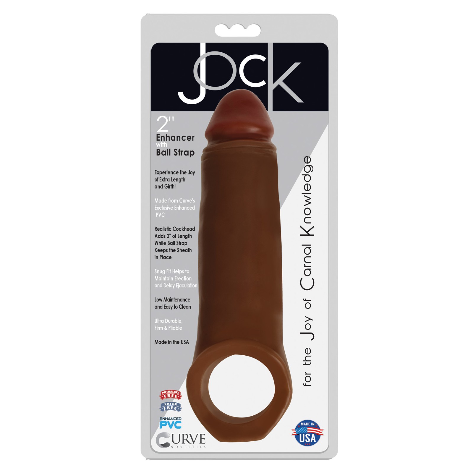 Curve Toys Aumentador Jock Extensor Chocolate Curve Toys Aumentador Jock Extensor Chocolate