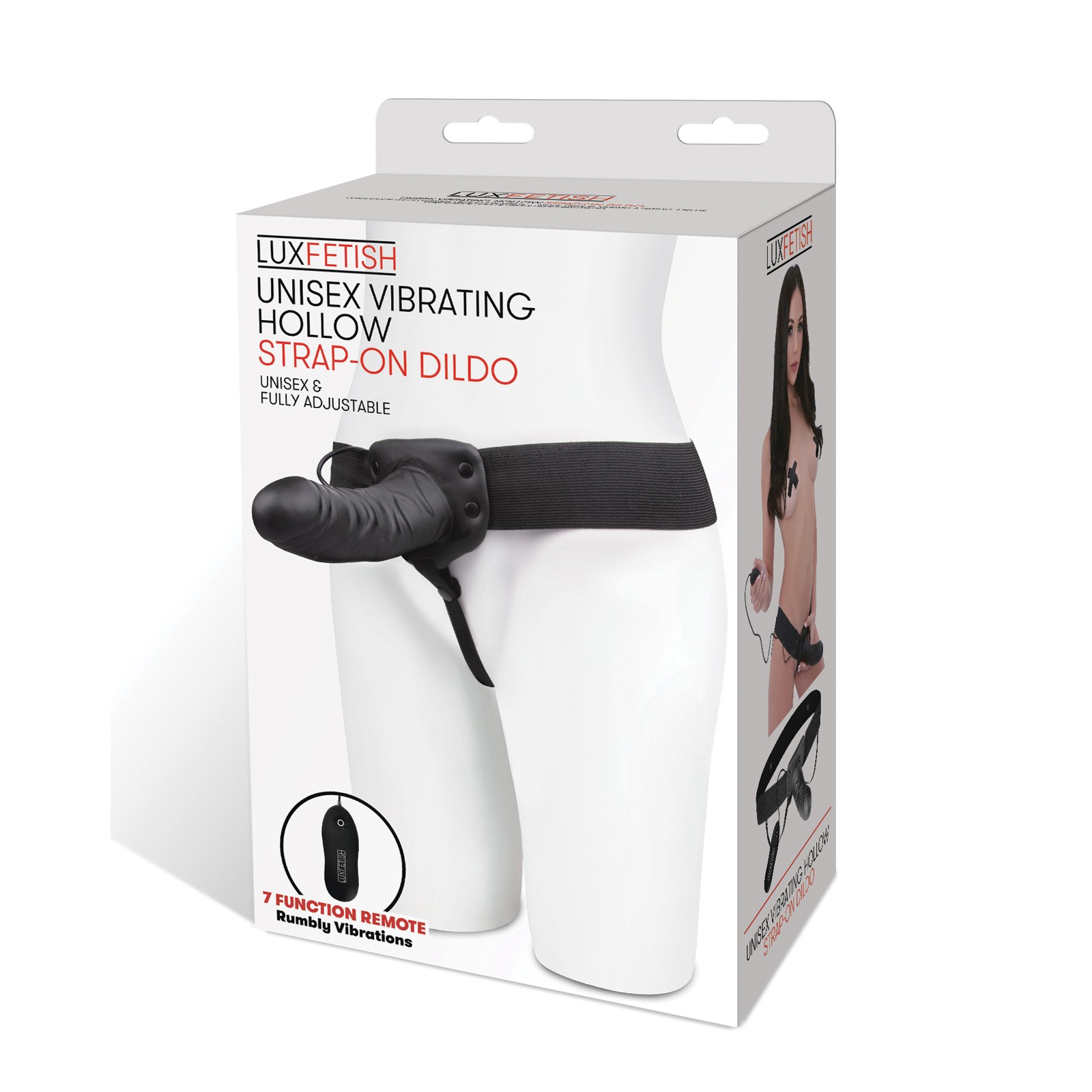 Dildo Hollow Vibrante Unisex Lux Fetish Dildo Hollow Vibrante Unisex Lux Fetish
